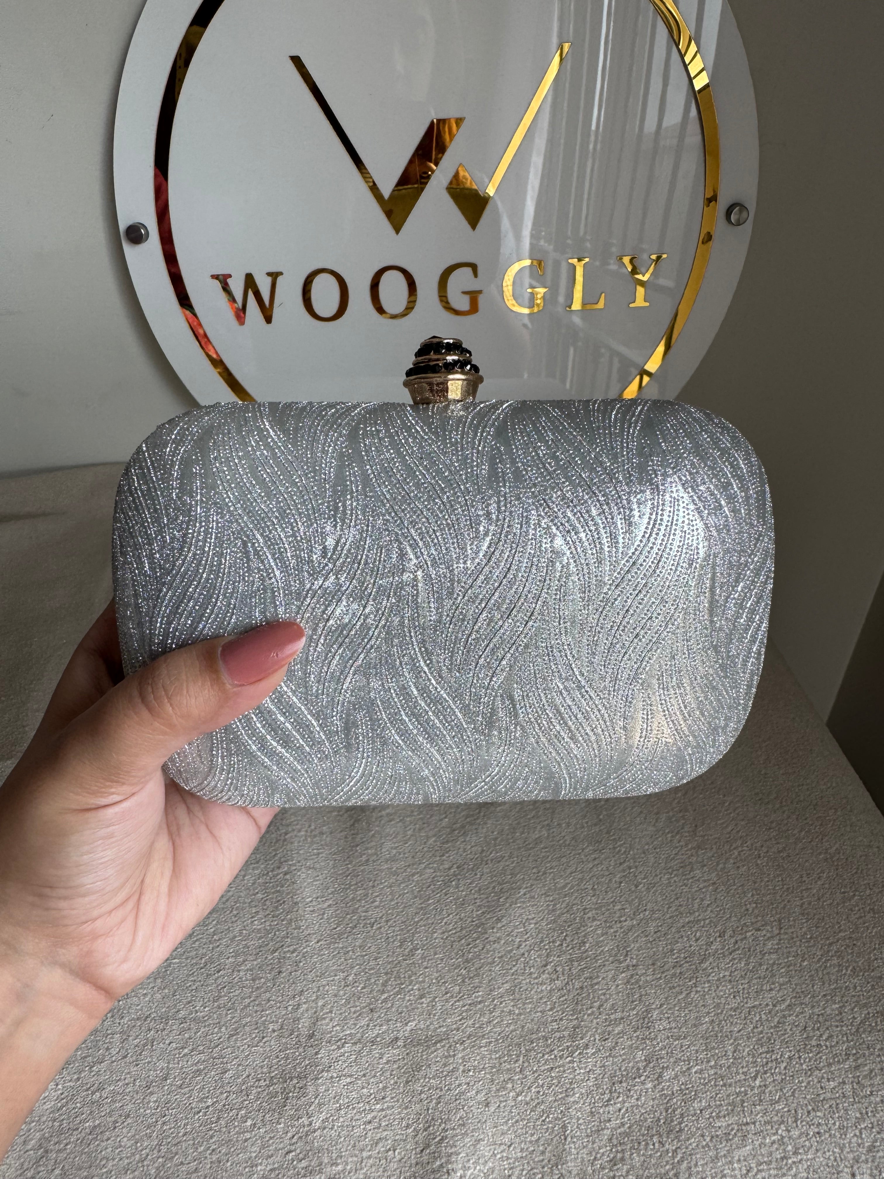 Milan Clutch - Silver