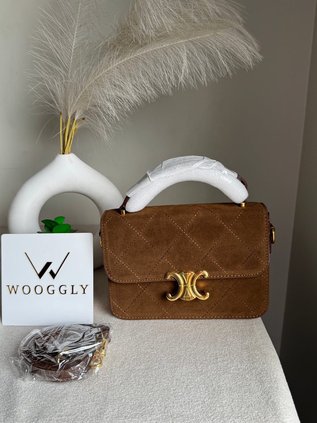 Premium Chloe Hand Bag Brown