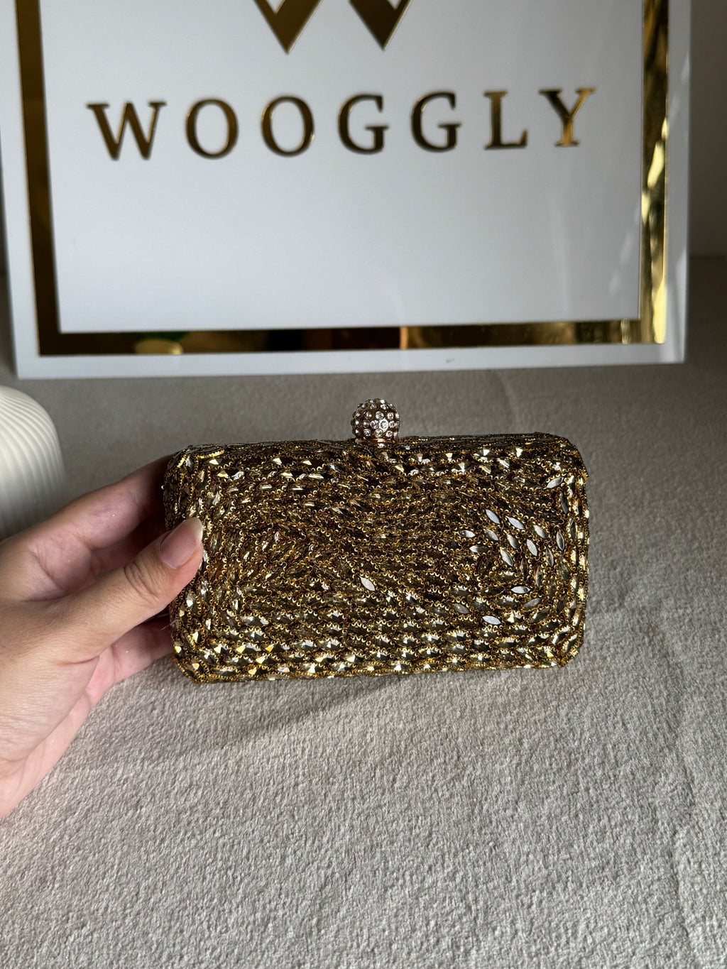 Alyzeh Clutch (Gold)
