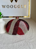 High Quality Luxe Statement Clutch - Red