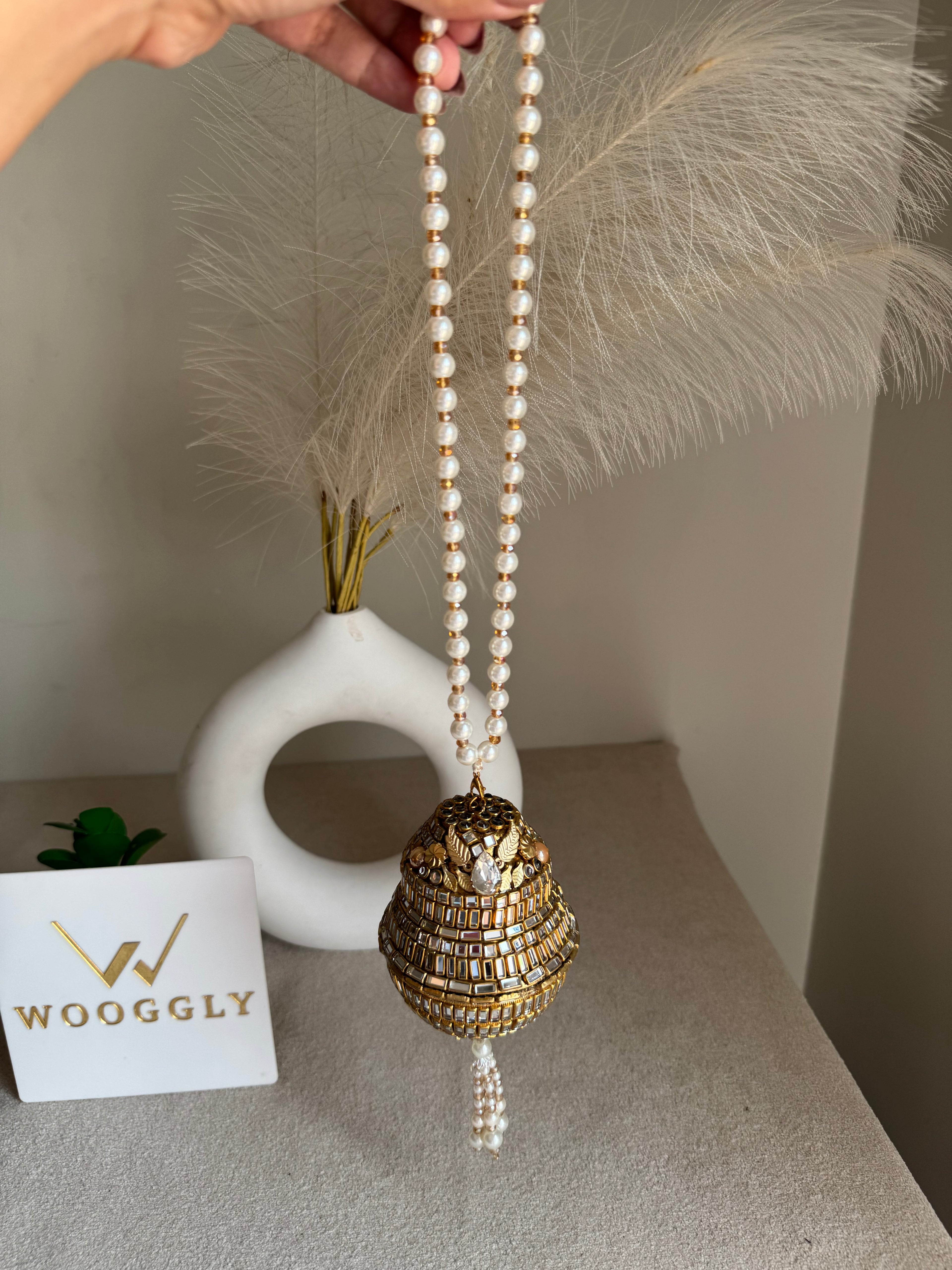 Turkish Potli - Kundan with Stone