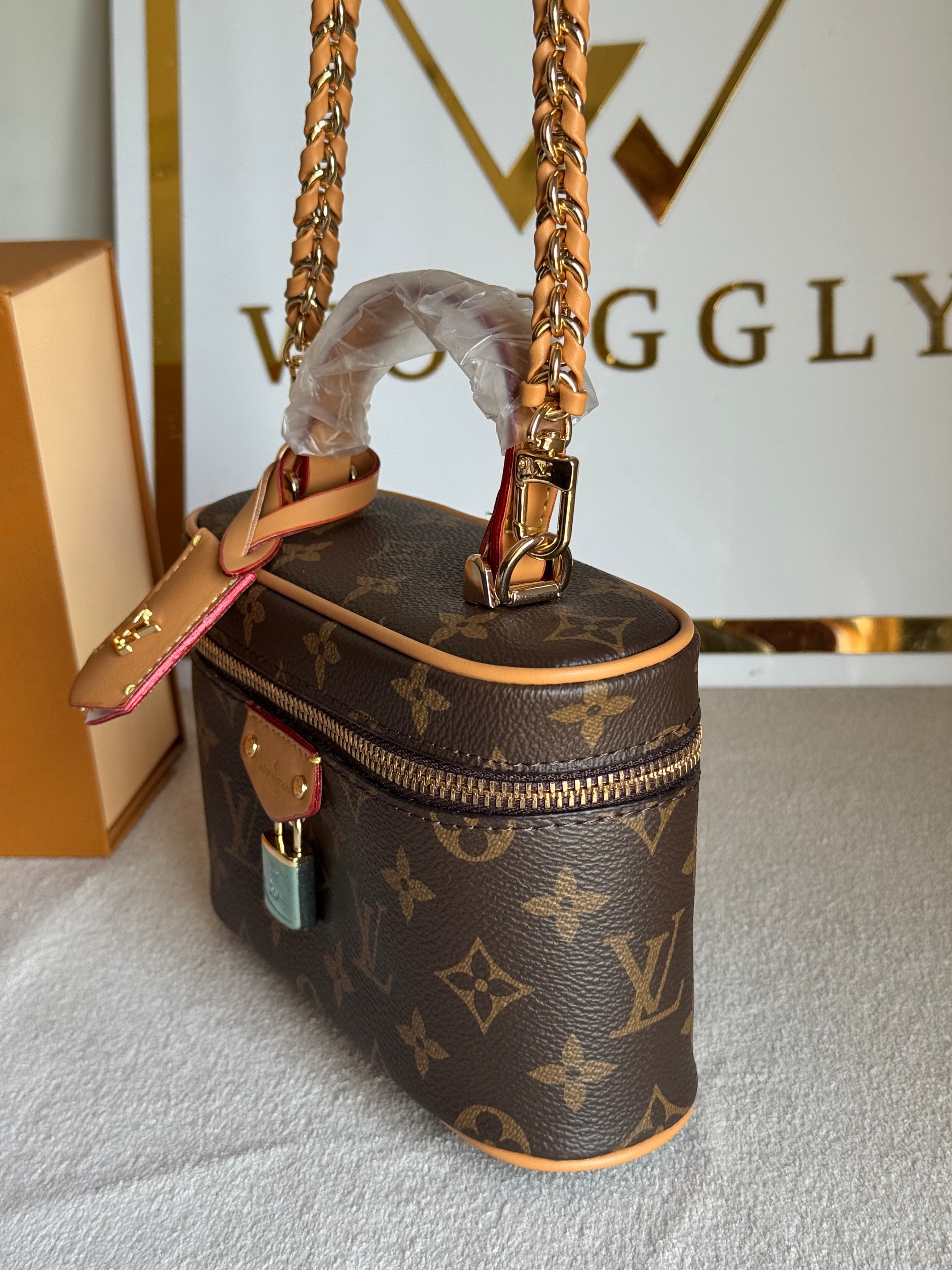 LV Bucket Bag with Strap - Brown (BOX PACKING)