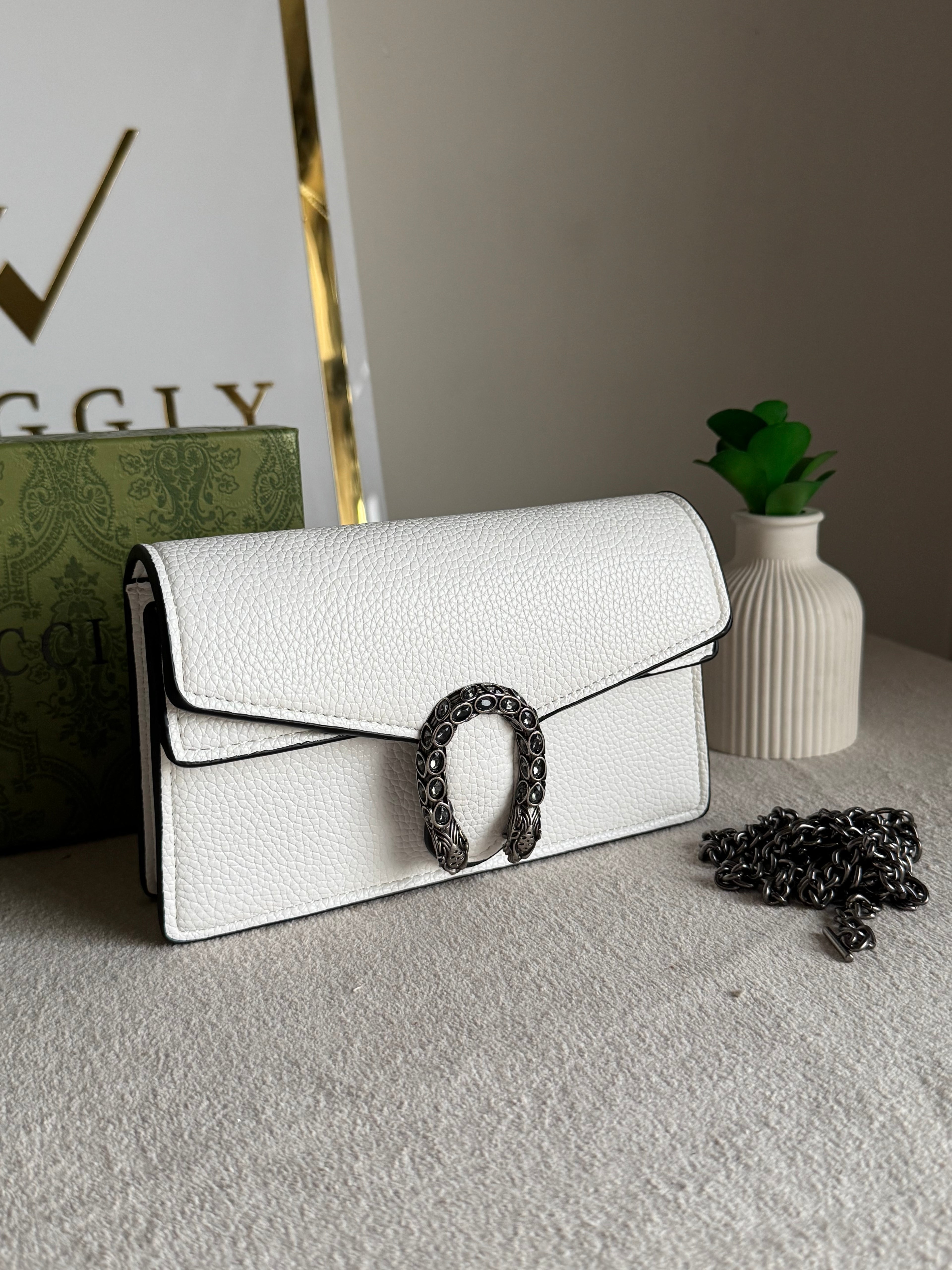 Viral Mini Gucci Bag White - Box Packing