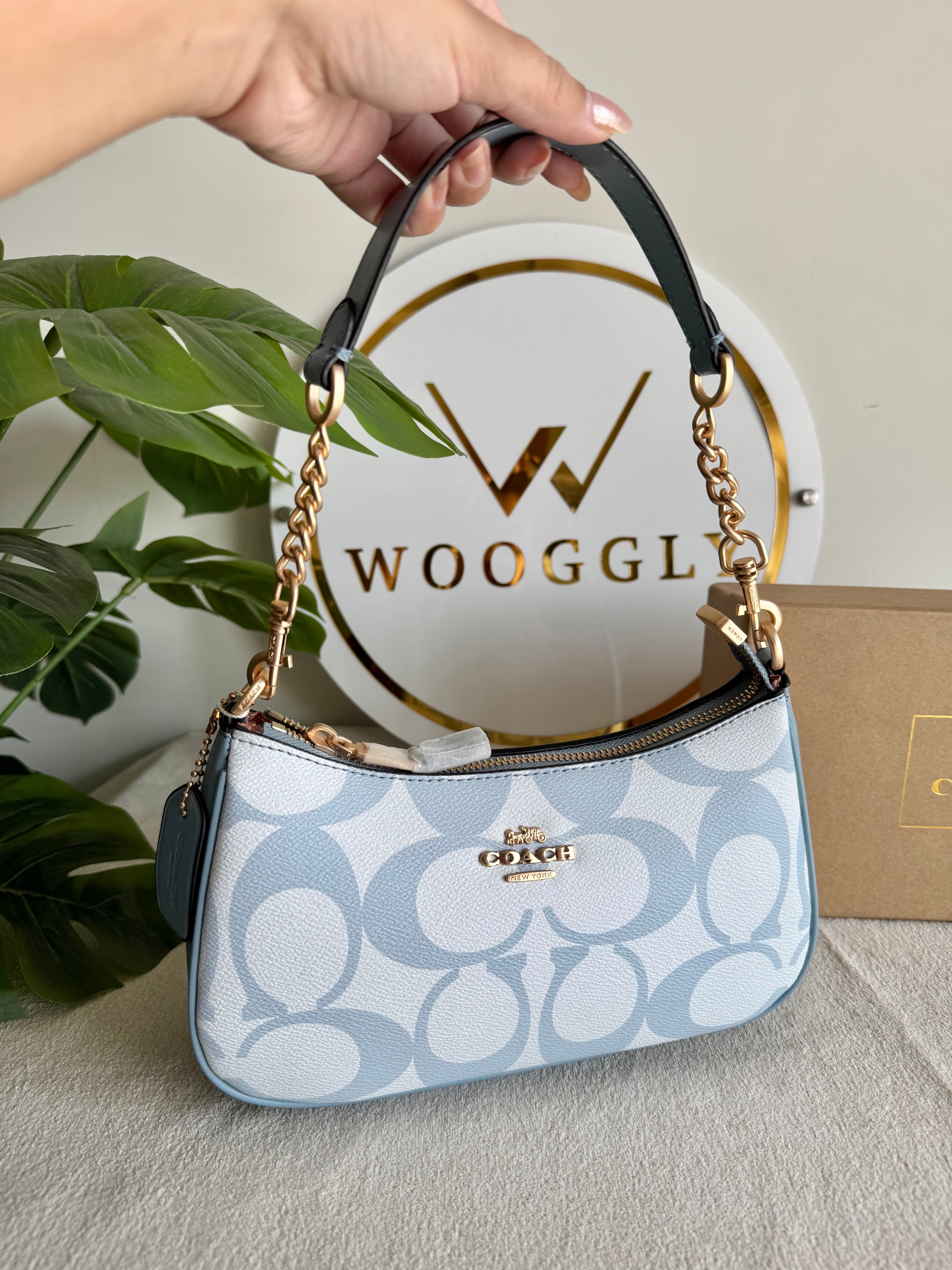 COACH TERI PREMIUM Baby Blue - BOX PACKING