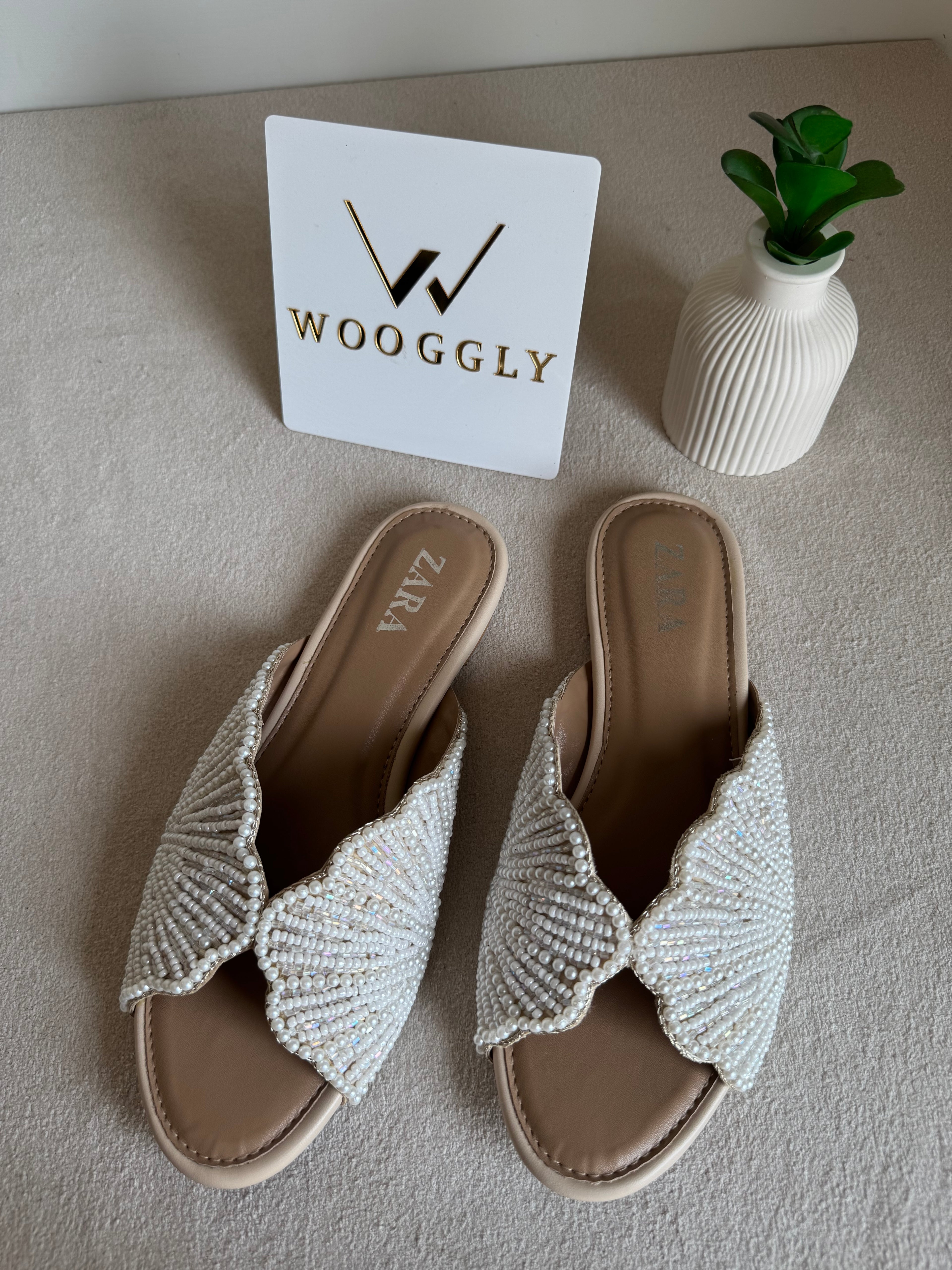 Viral Zara Slides - Cream