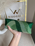 High Quality Élan Clutch - Multi Emerald Green