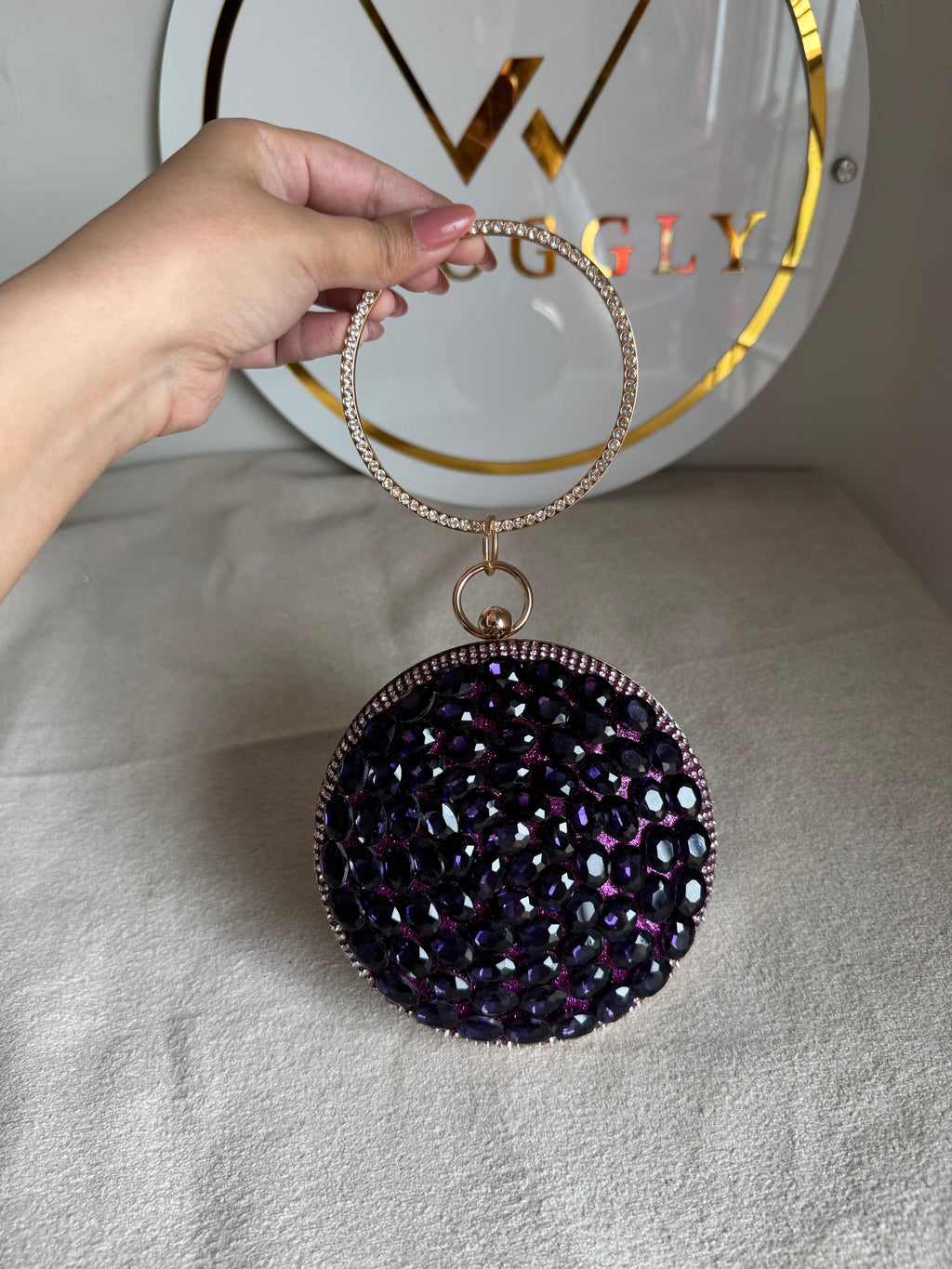 Sugar Plum Clutch - Magenta