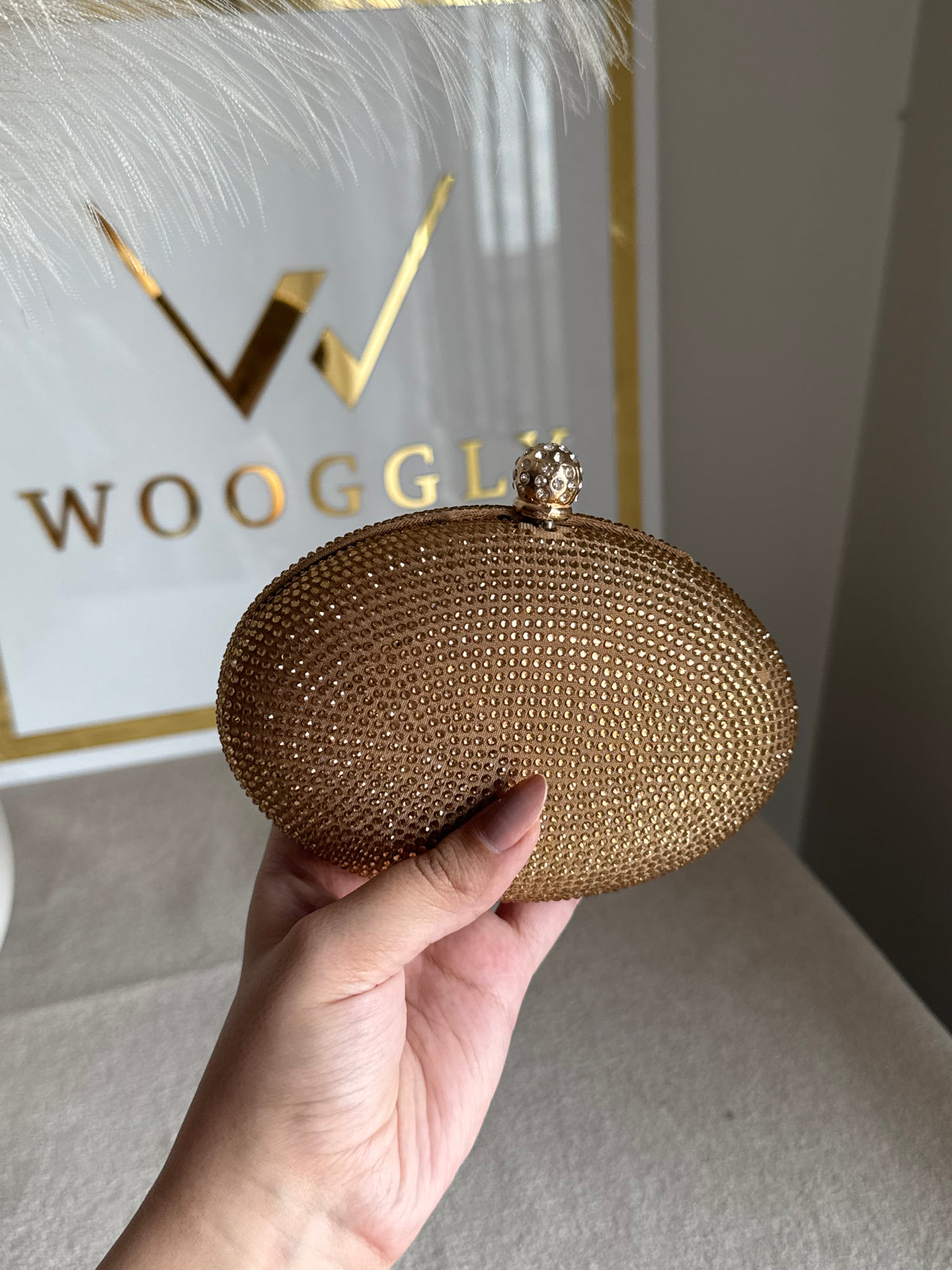 Lyla Clutch - Champagne