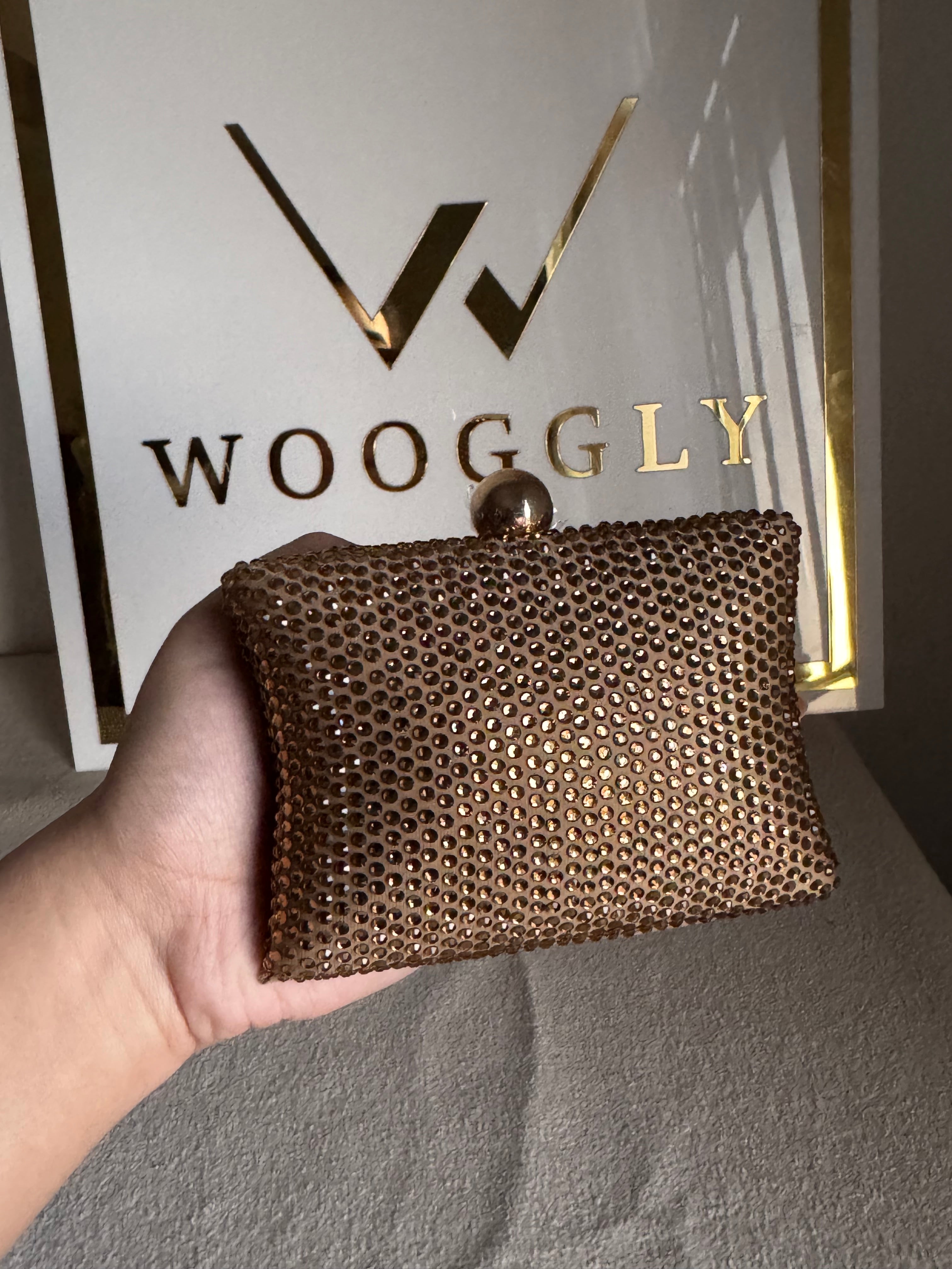 Muse Swarovski Clutch - Champagne