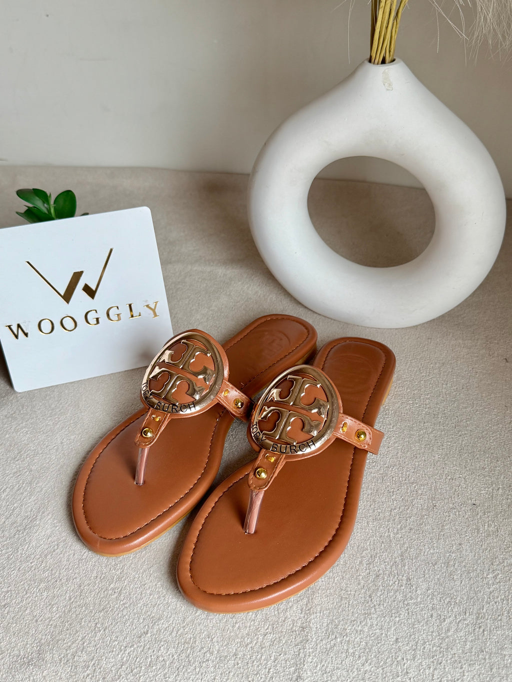 Viral Tory Burch Slides Brown