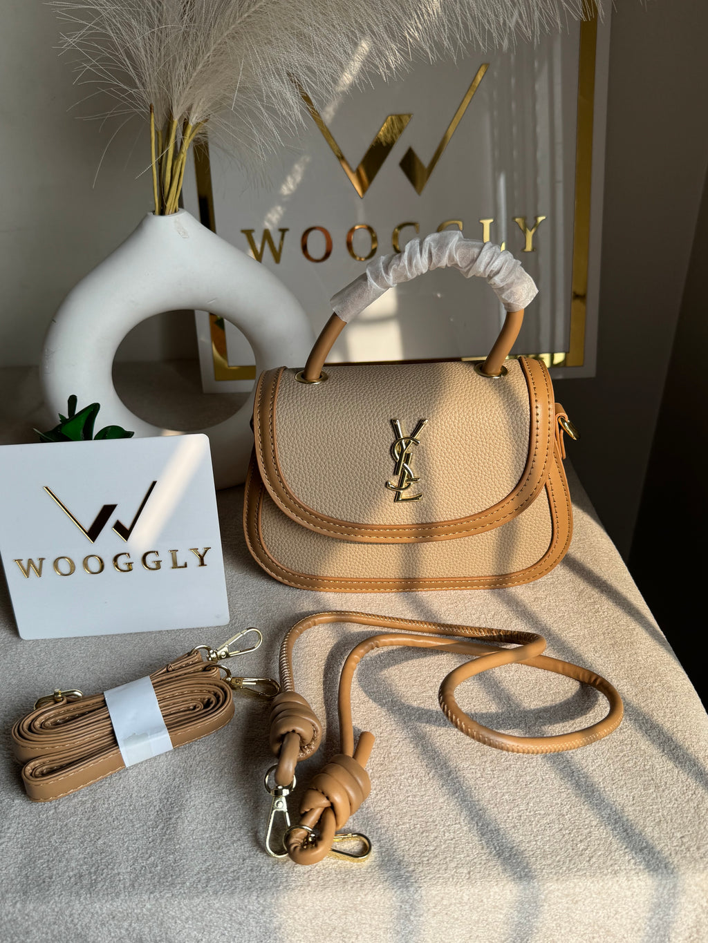 YSL Hand Bag Beige