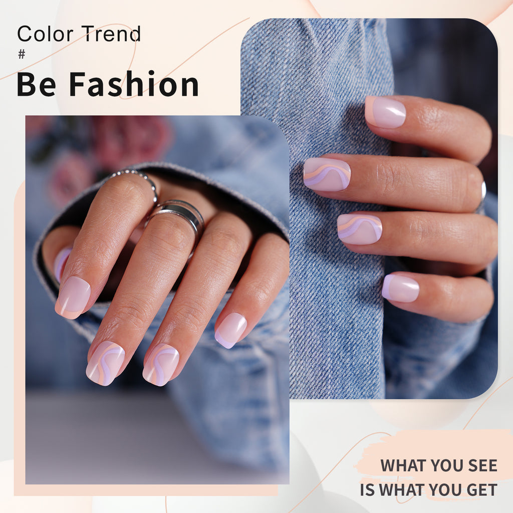 Dream Press On Nails - 24 Pieces Complete Kit