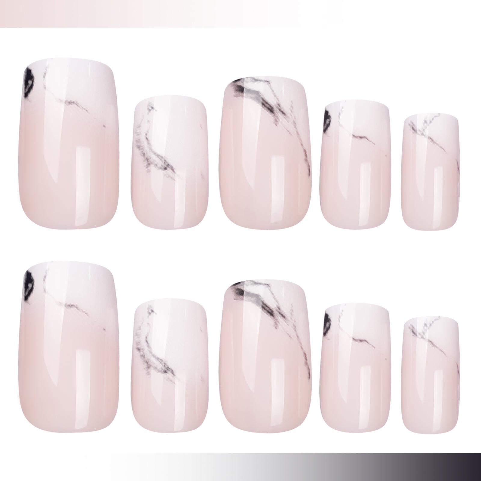 Luna Press On Nails - 24 Pieces Complete Kit