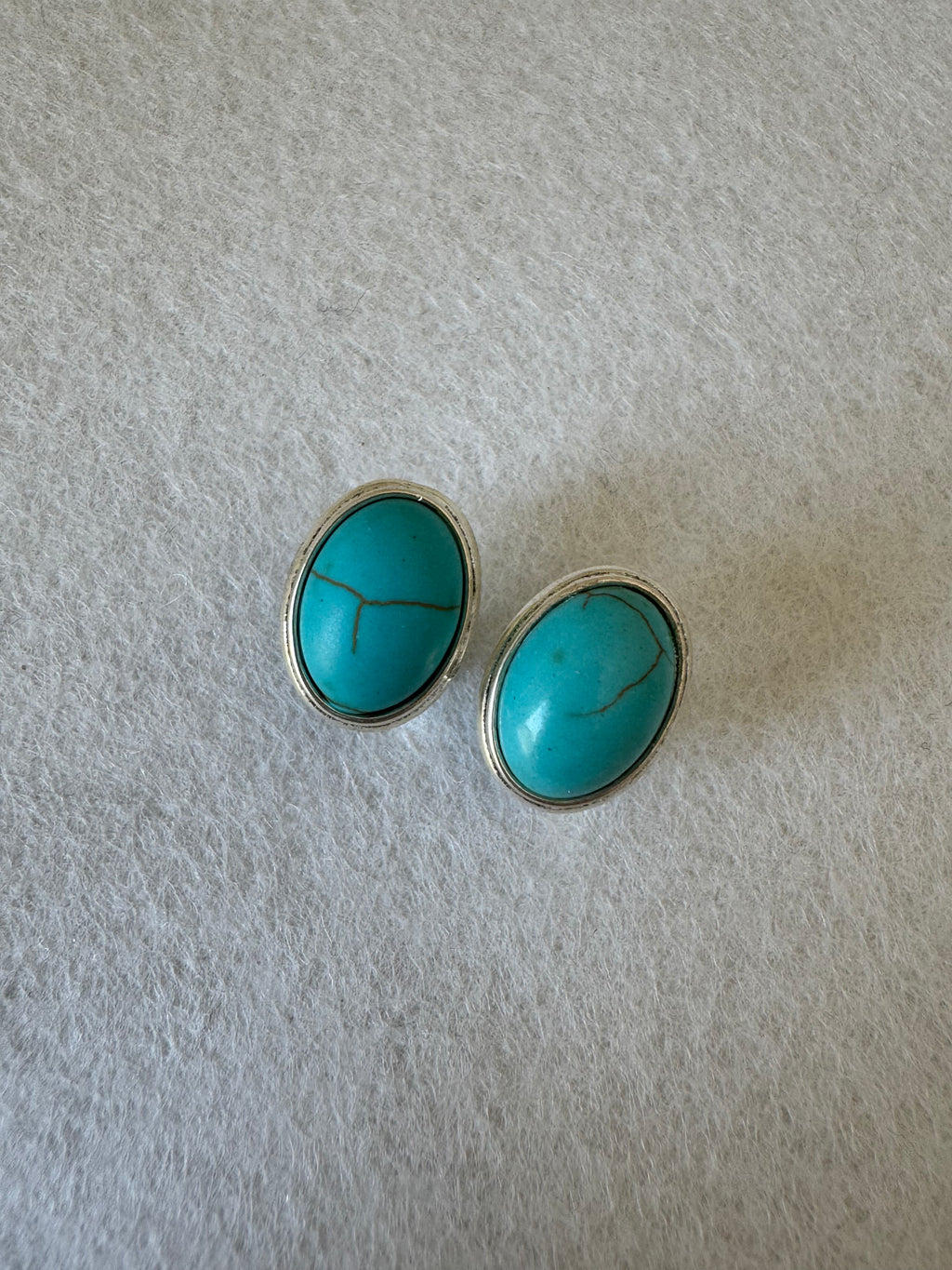 Turquoise Aura Studs
