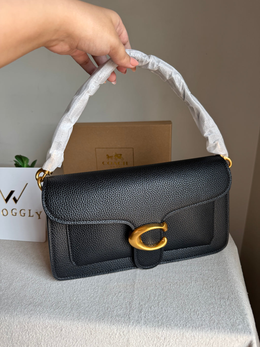 COACH TABBY Black Good Quality -  BOX PACKING