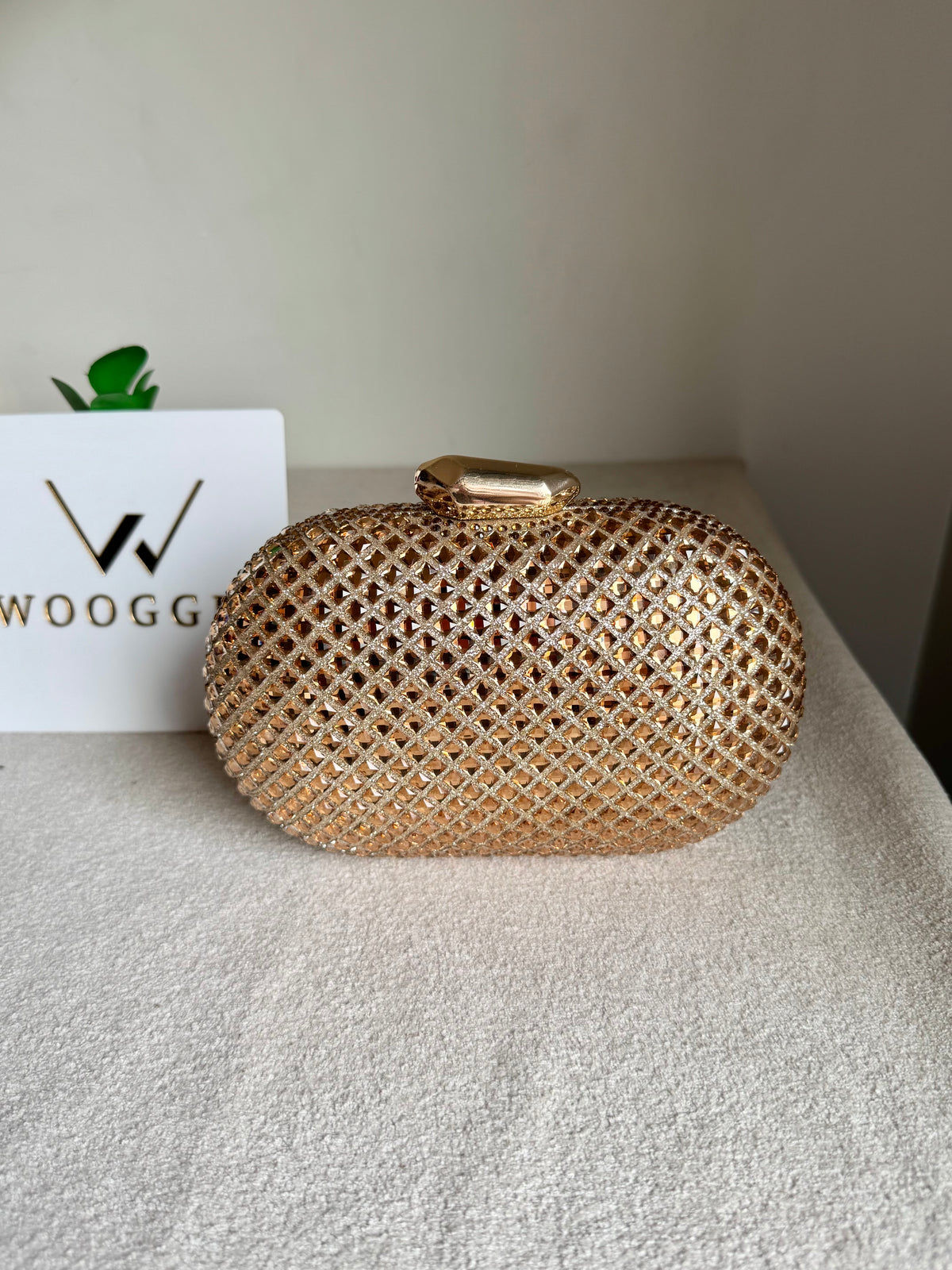 Belle Clutch Champagne