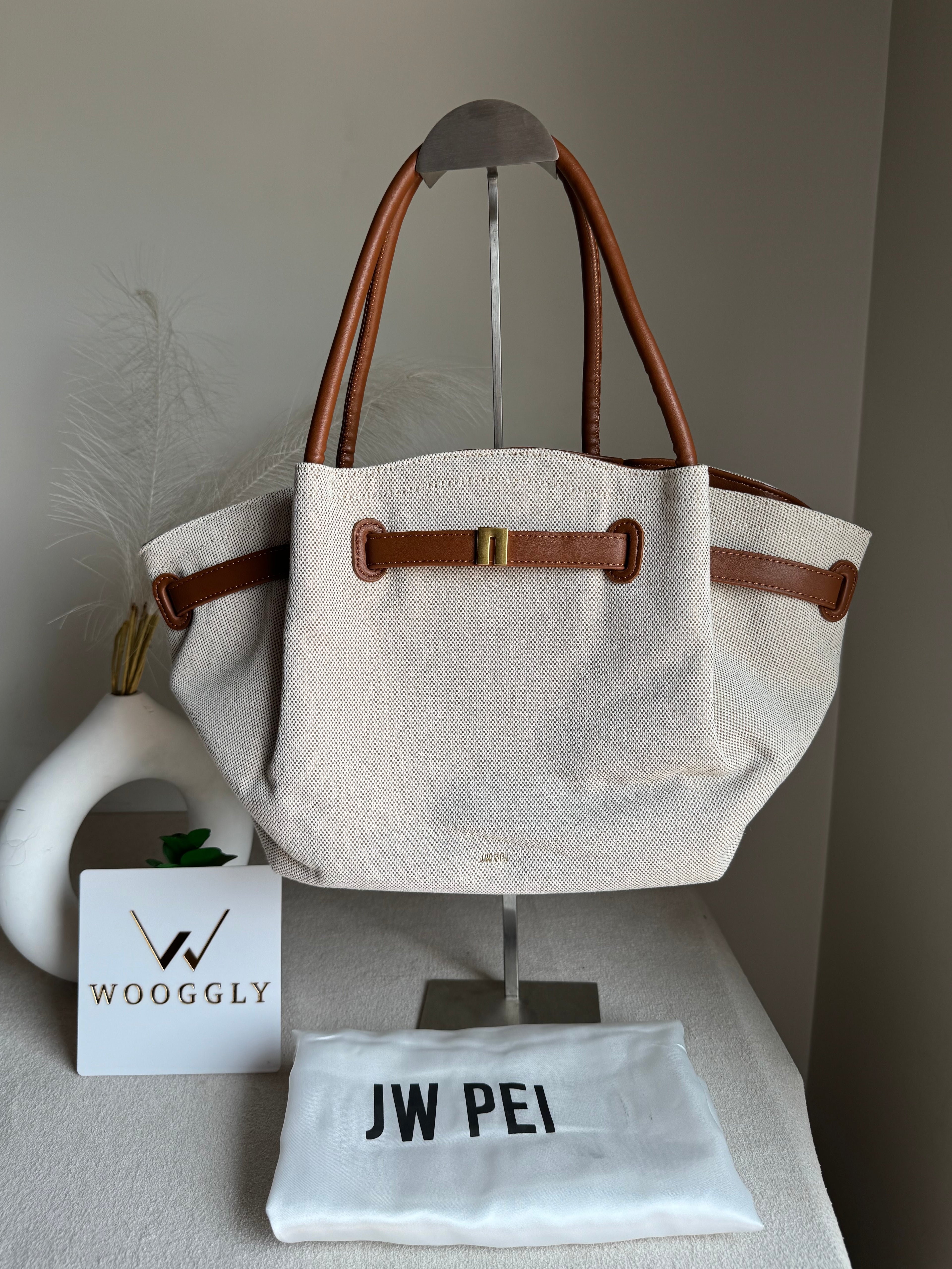 JW PEI Hana Tote Bag - Jute Brown