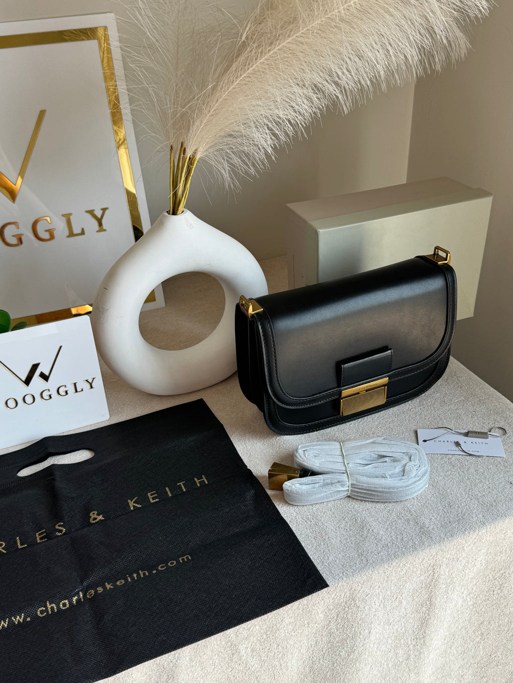 Premium C&K Coco Bag with PROPER PACKING Black