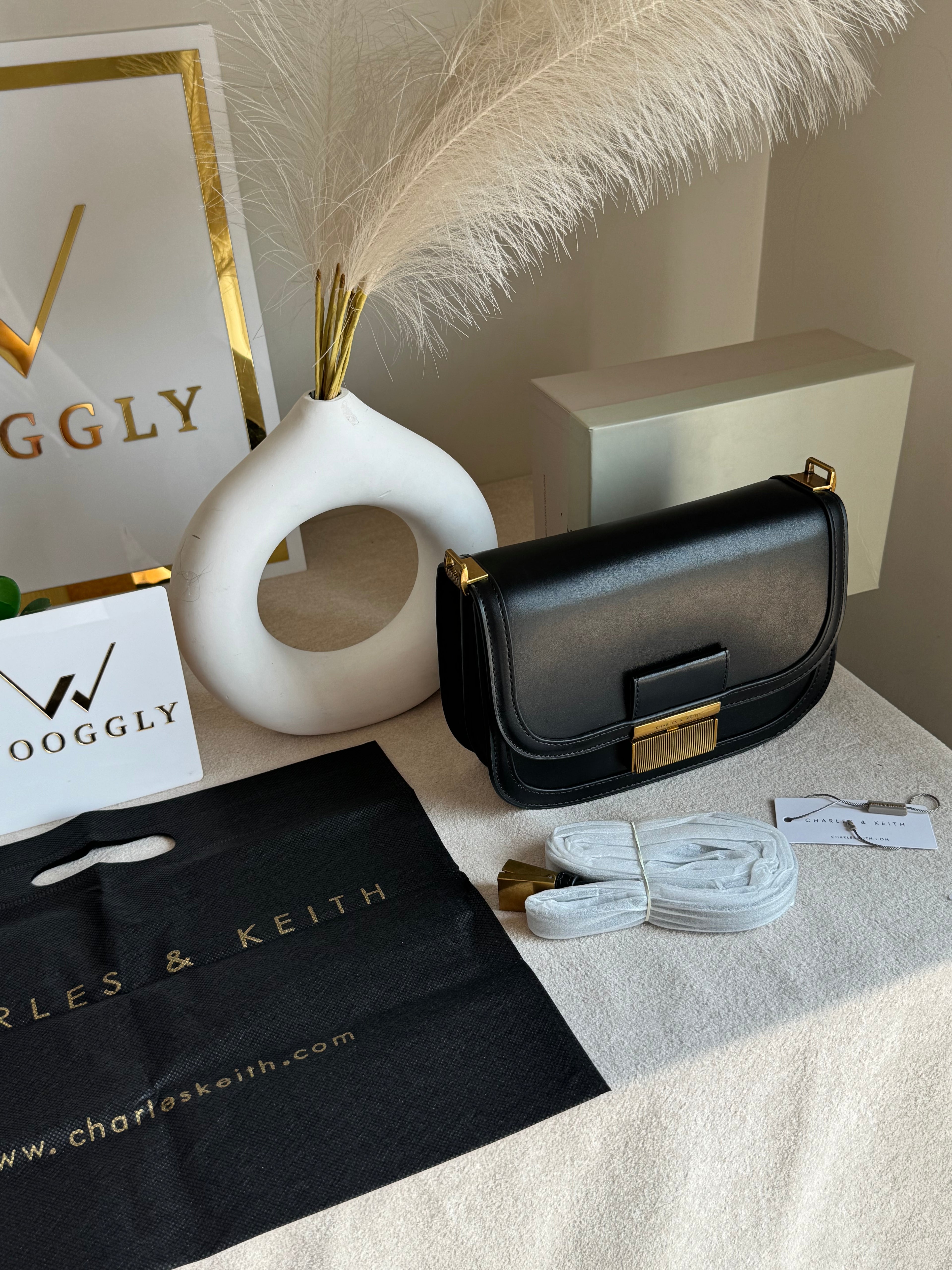 Premium C&K Coco Bag with PROPER PACKING Black