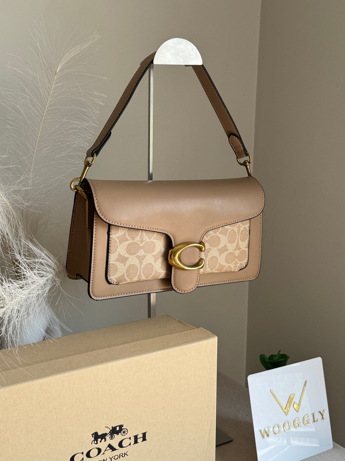 COACH TABBY 26 Khaaki Decent Quality-BOX PACKING