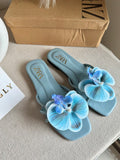 VIRAL FLOWER SLIDES - Blue