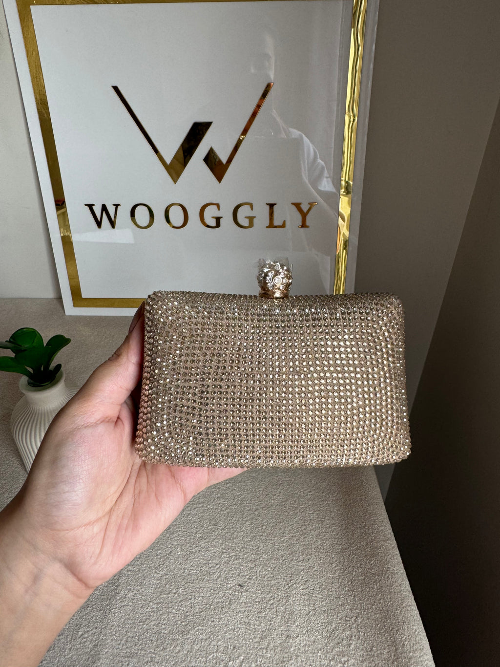 Icon Clutch Ivory