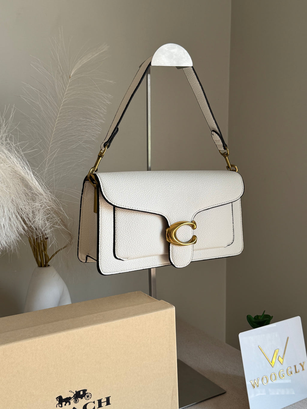 COACH TABBY 26 White Decent Quality - BOX PACKING