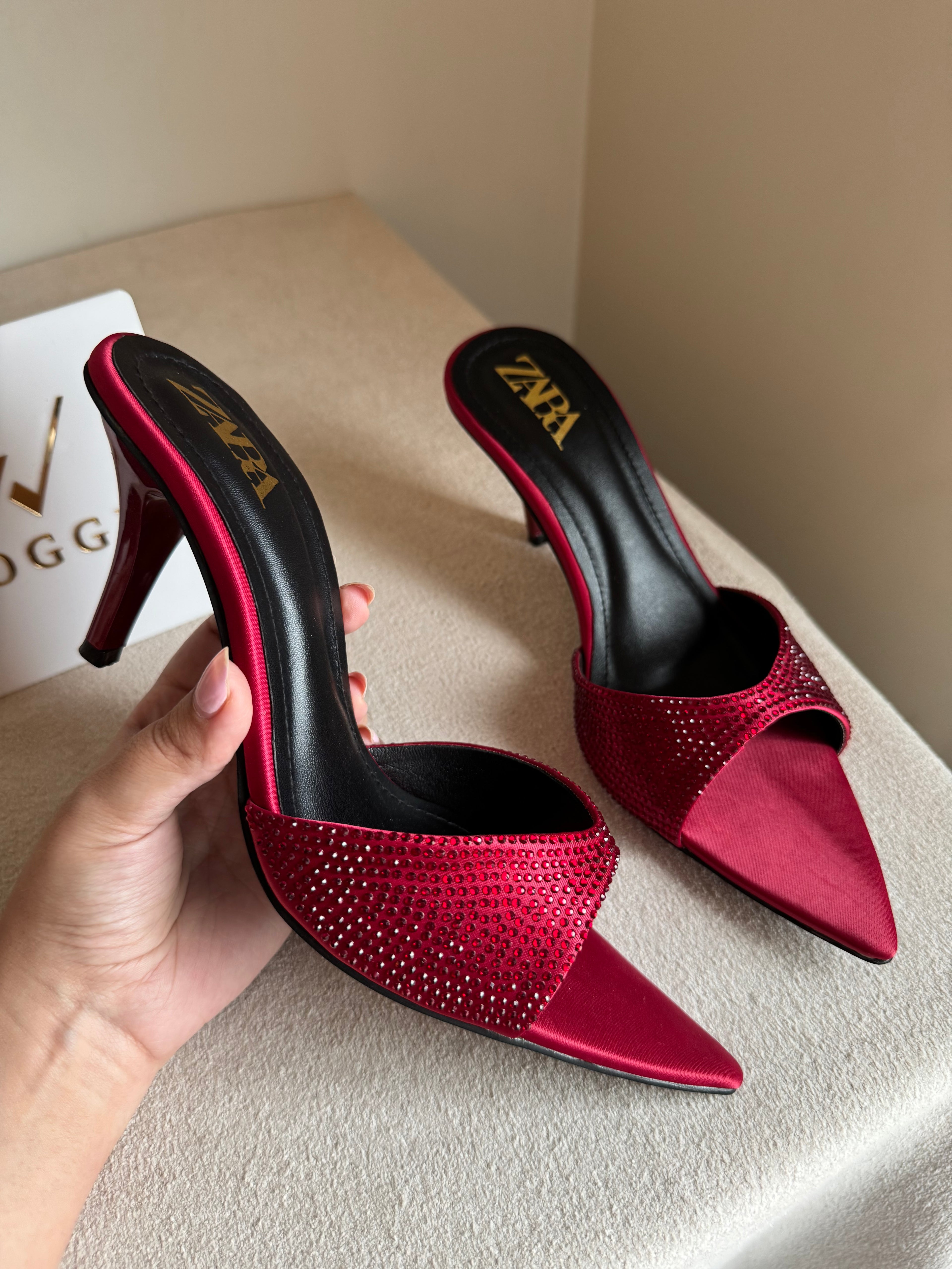 Bling Zara Heels - Red
