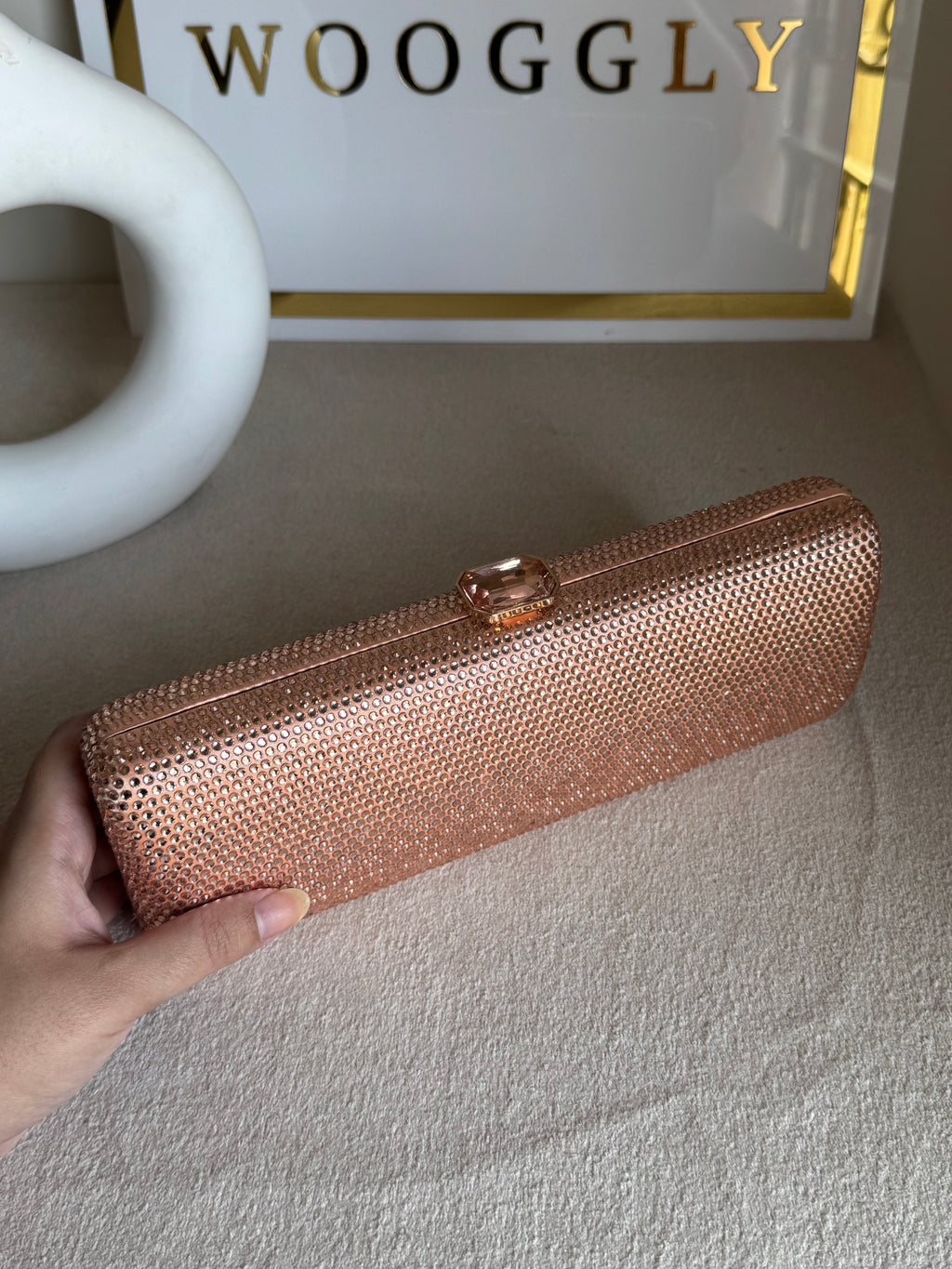 High Quality Élan Clutch - Rose Gold