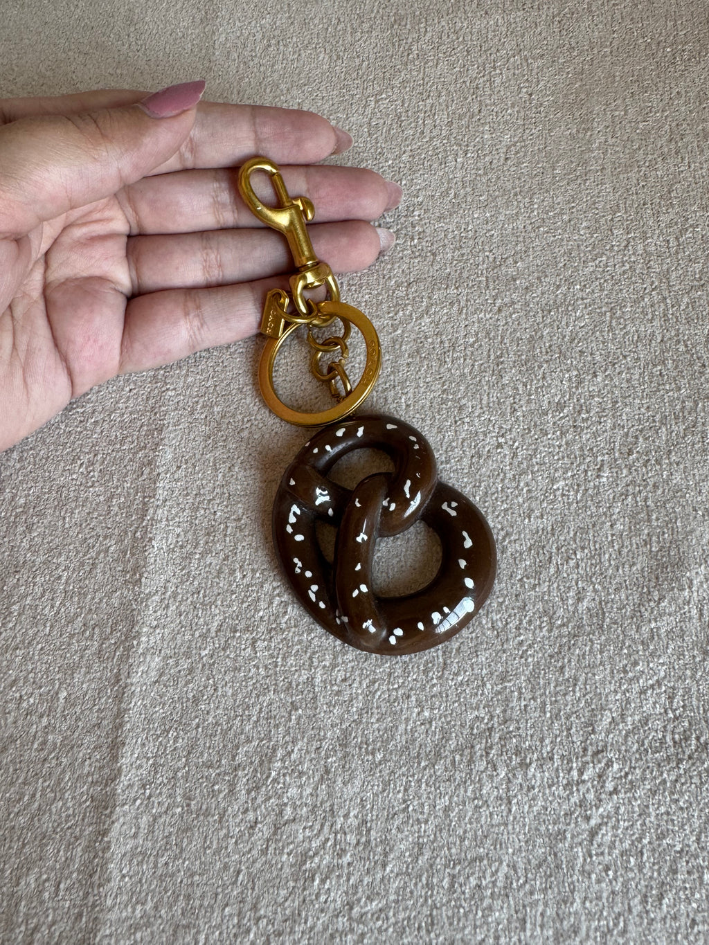 PREMIUM Coach Pretzel Bag Charm