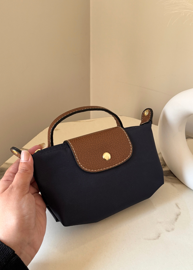 Longchamp Crossbody Bag with Strap - Small Blue (NO LOGO)