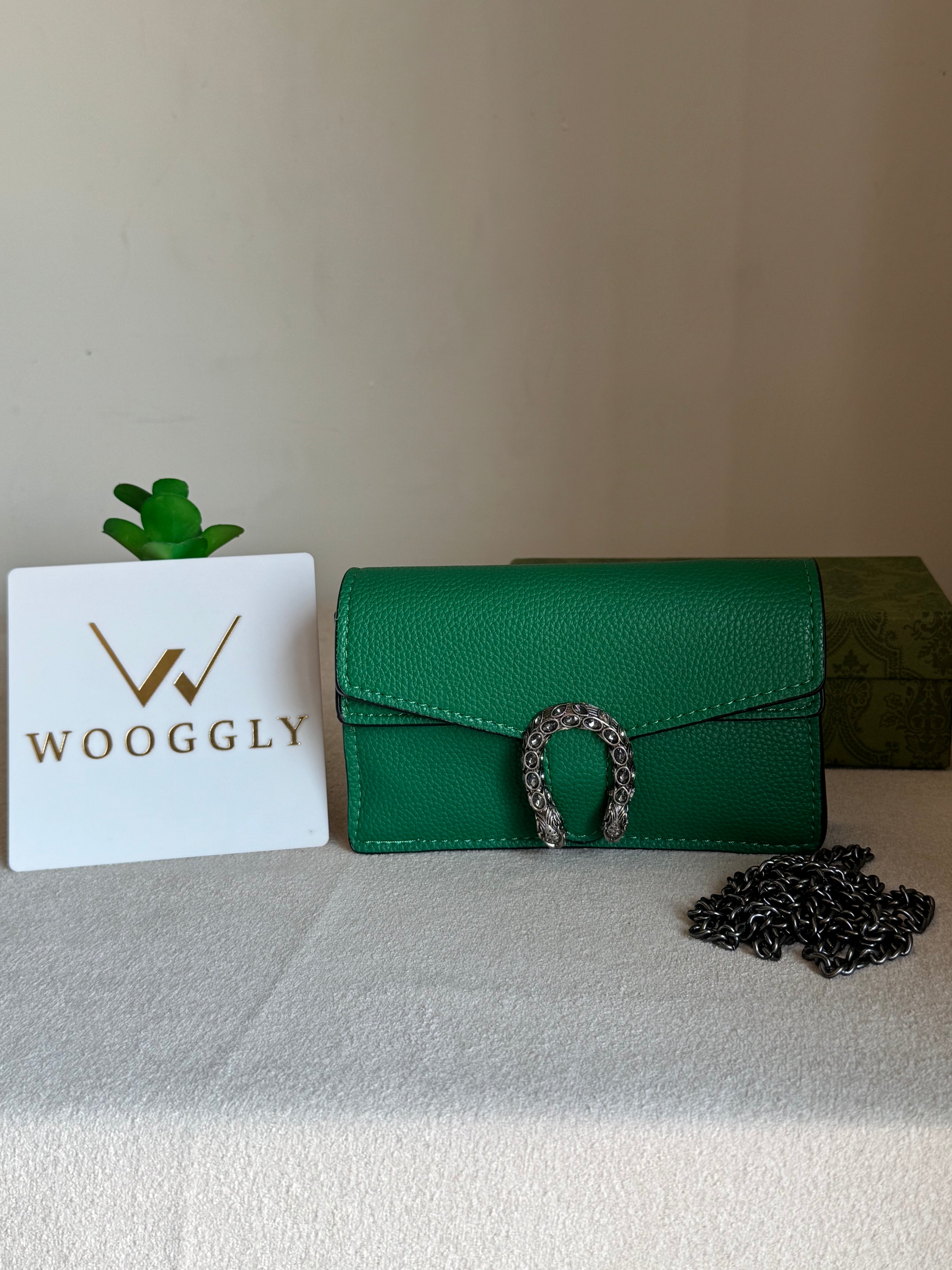 Viral Mini Gucci Bag Green - Box Packing