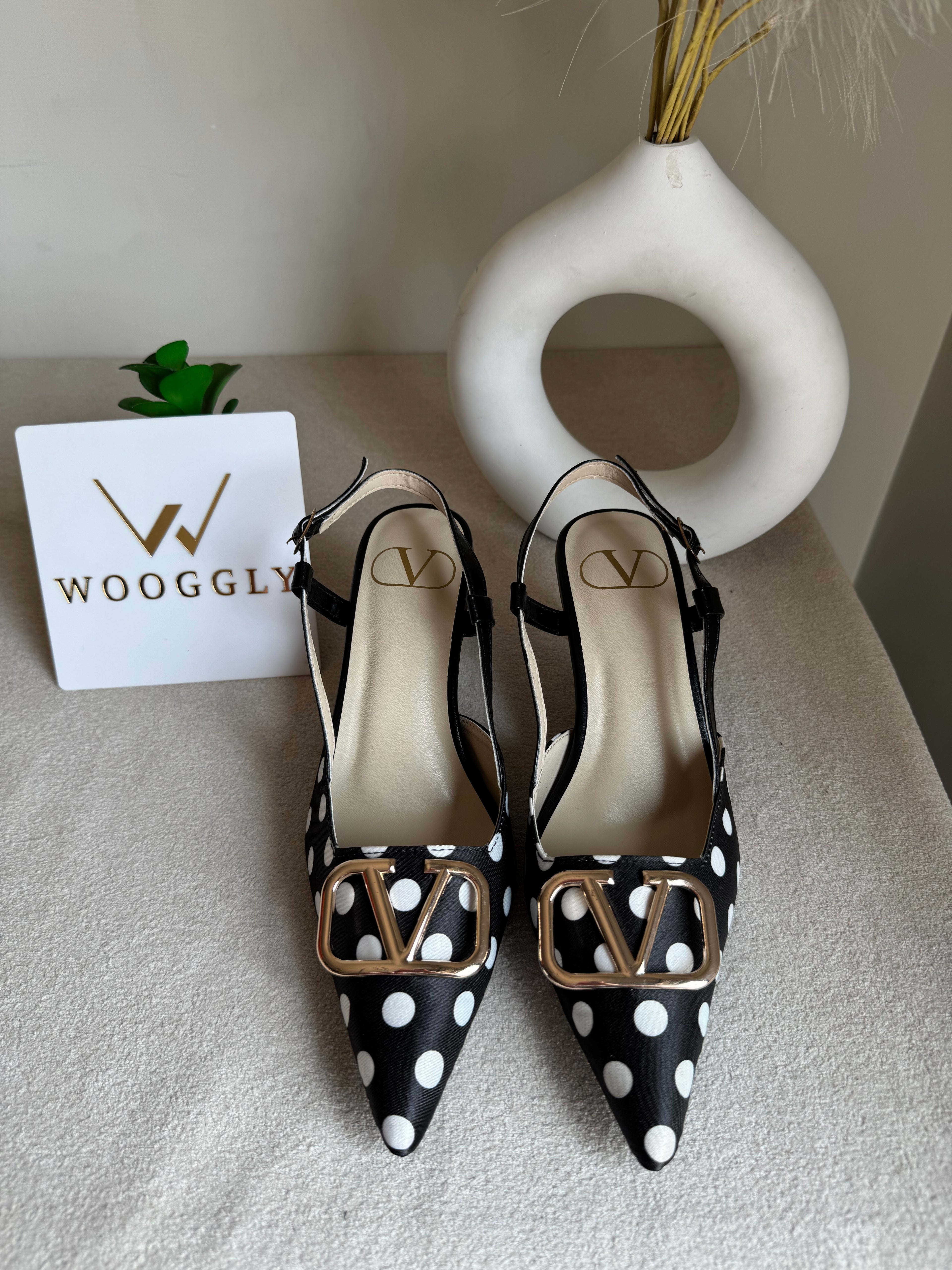 Valentino Polka Heels