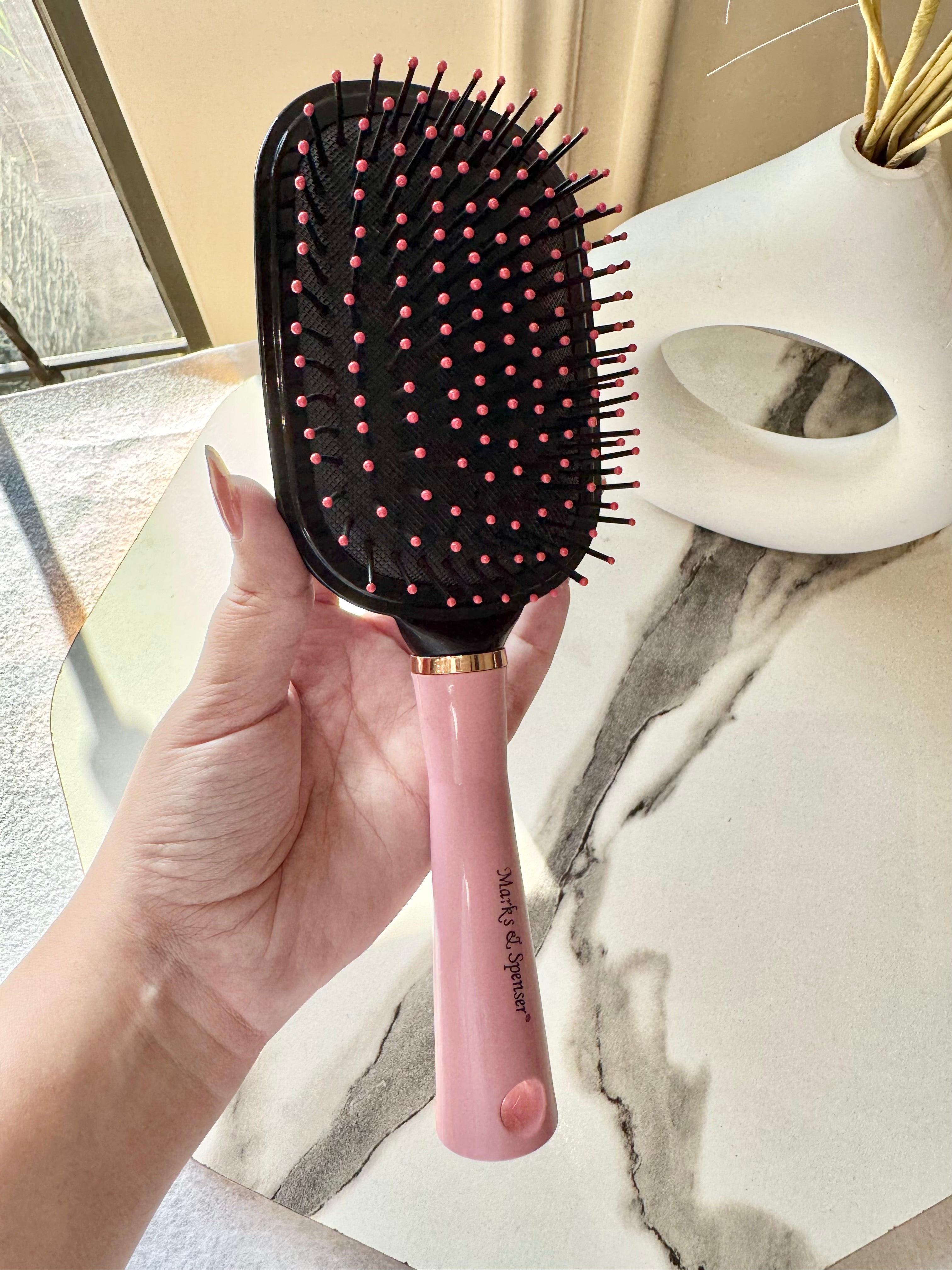 Softest Black & Baby Pink Brush