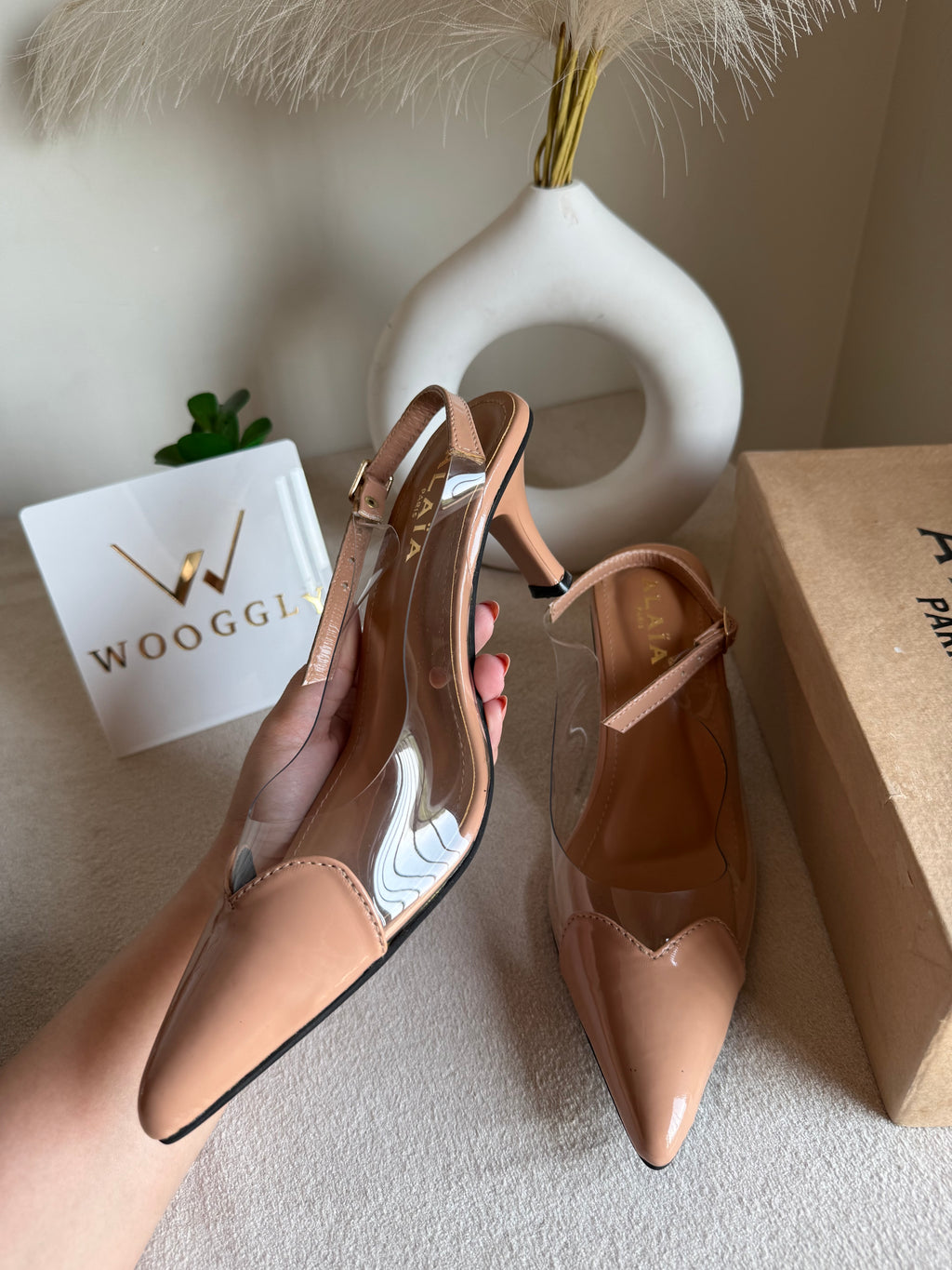 Alaia Paris Heels - Nude