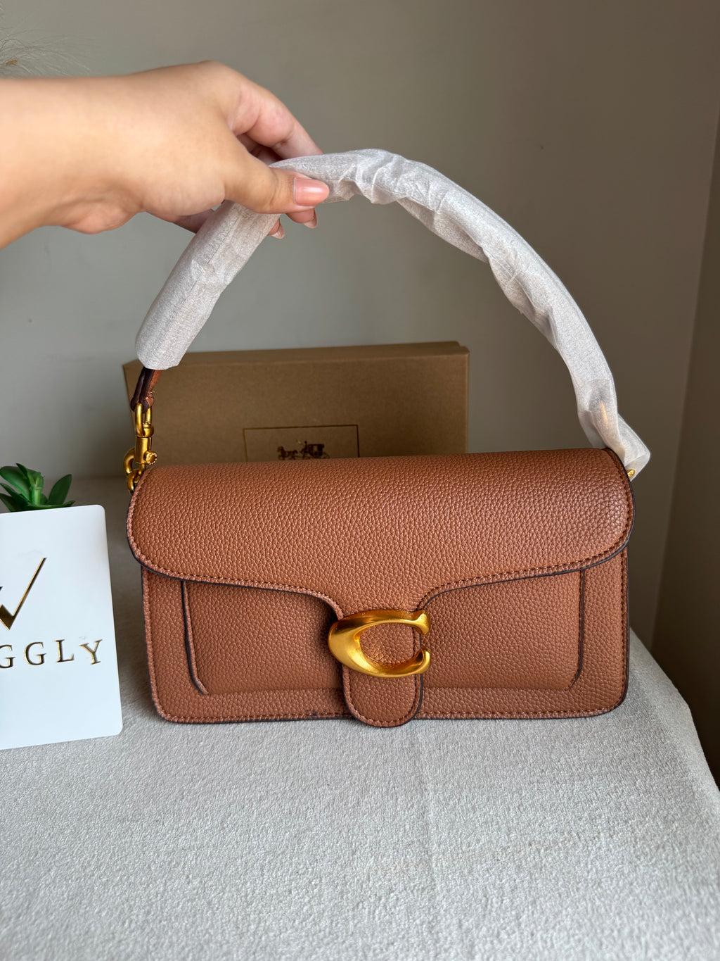 COACH TABBY Brown Good Quality -  BOX PACKING