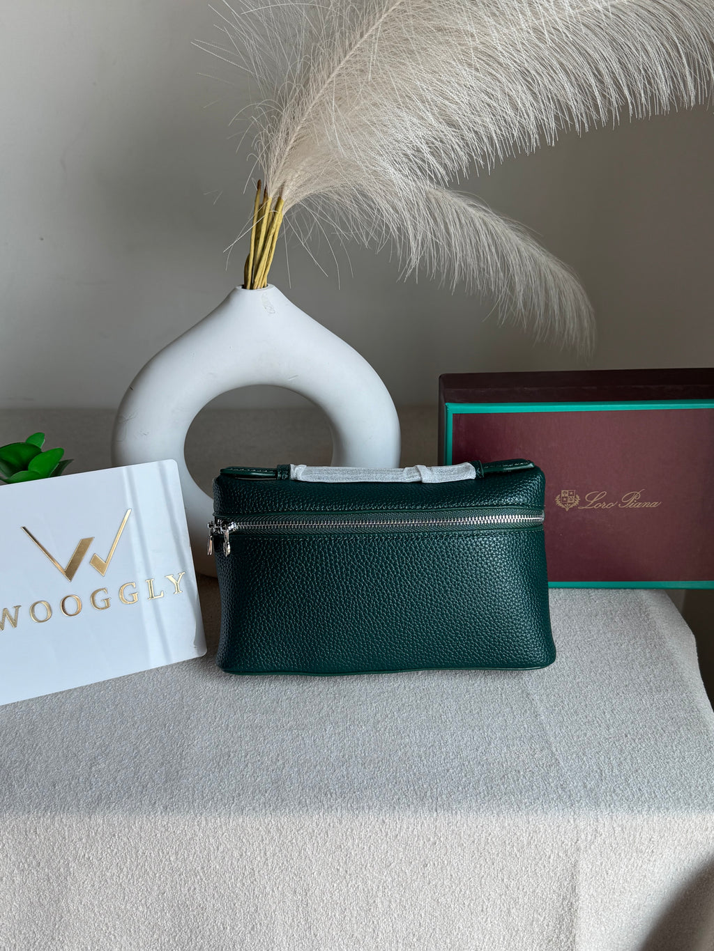 Loro Piana Premium Signature Bag - Green