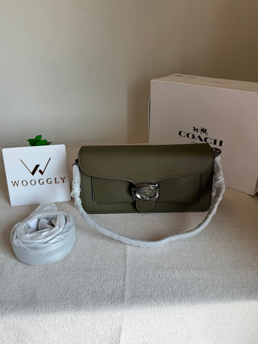 COACH TABBY PREMIUM (Olive Green) - MAGNETIC BOX PACKING