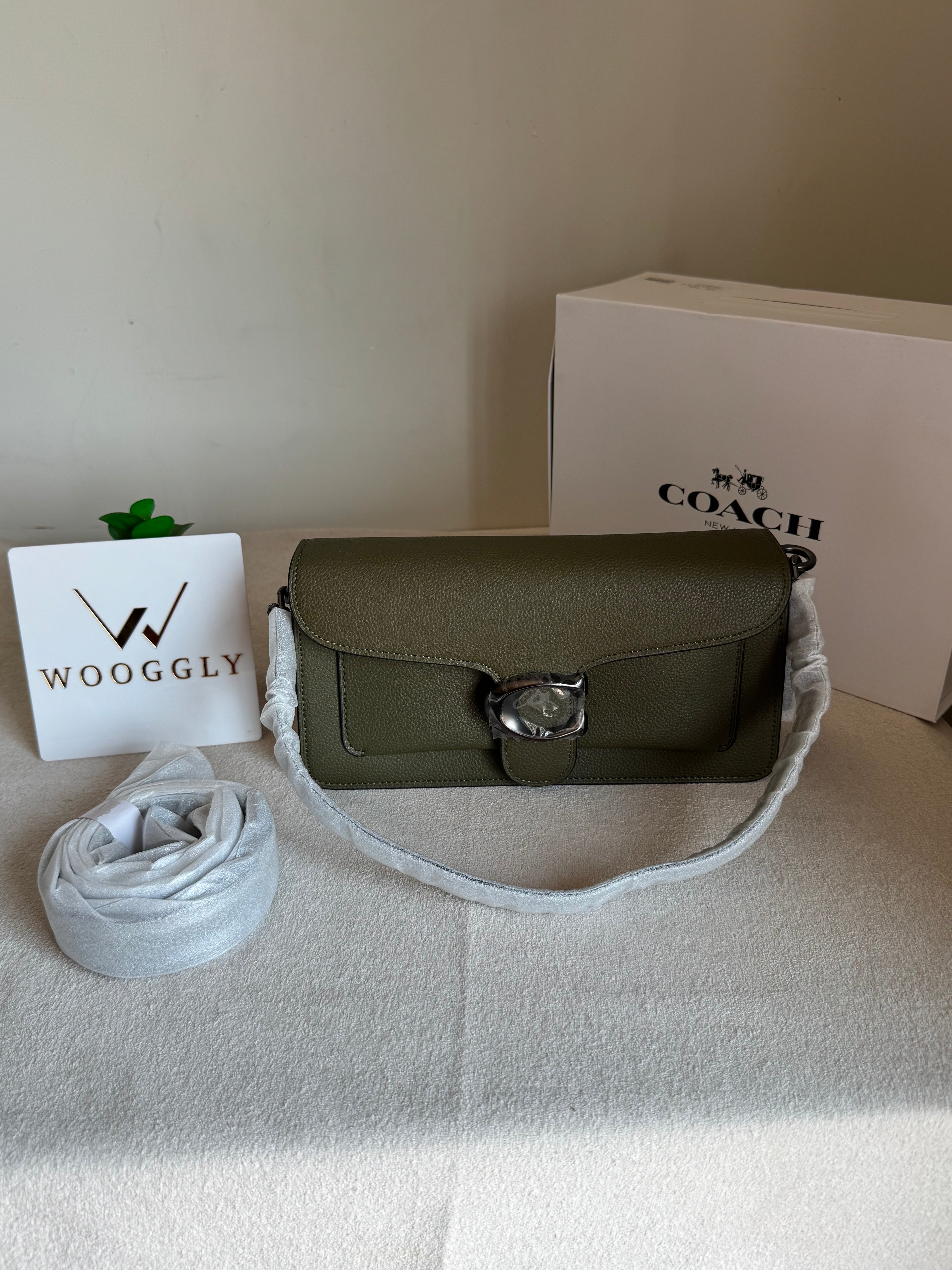 COACH TABBY PREMIUM (Olive Green) - MAGNETIC BOX PACKING