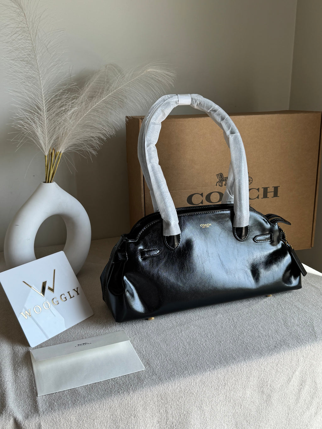 COACH Empire Bag EXTREMELY PREMIUM (Black) - BOX PACKING