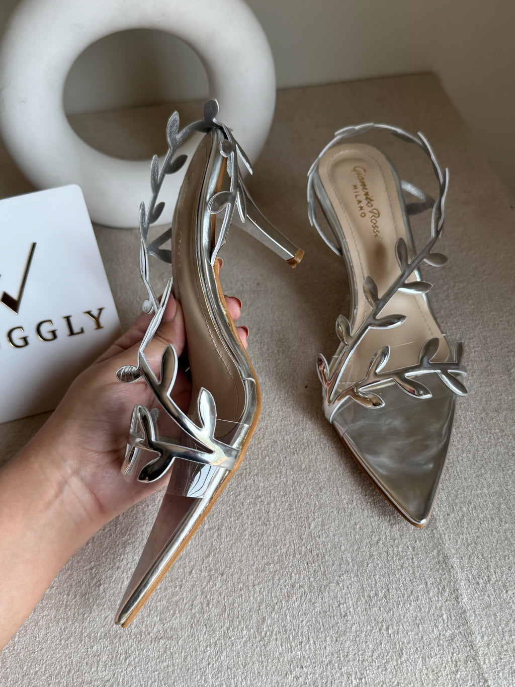 Gianvitto Rossi Heels Silver
