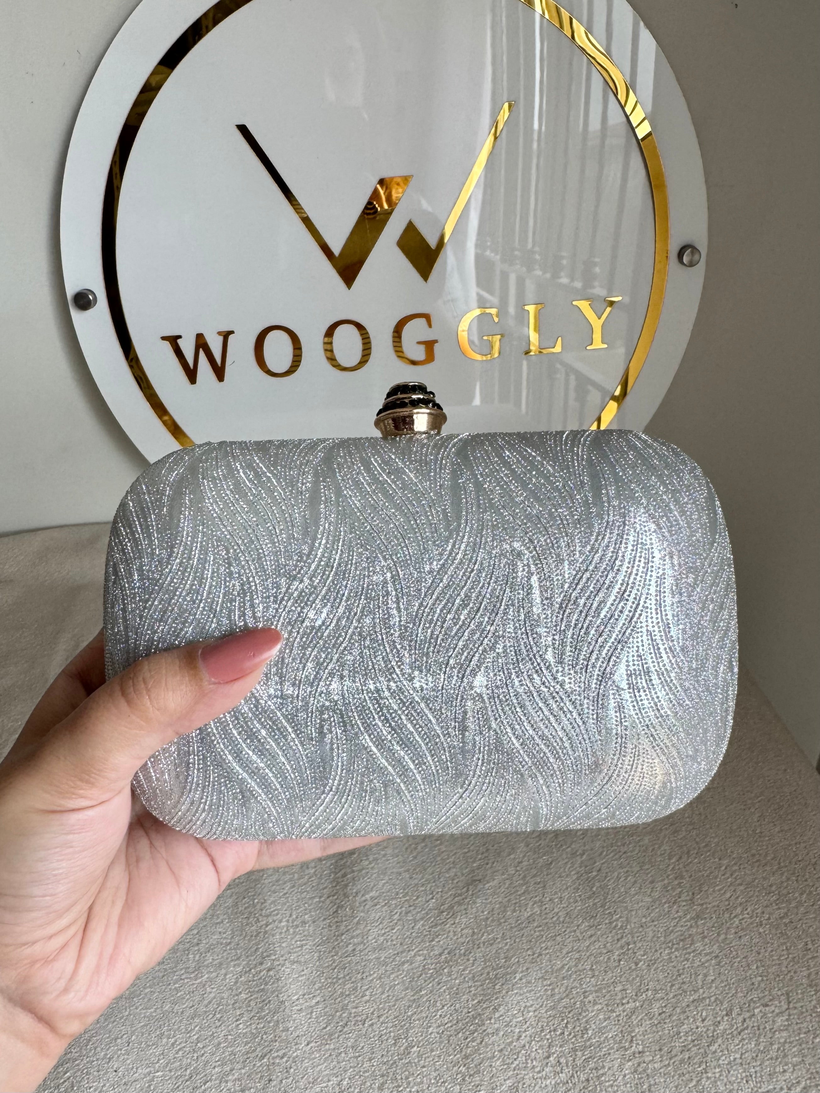 Milan Clutch - Silver