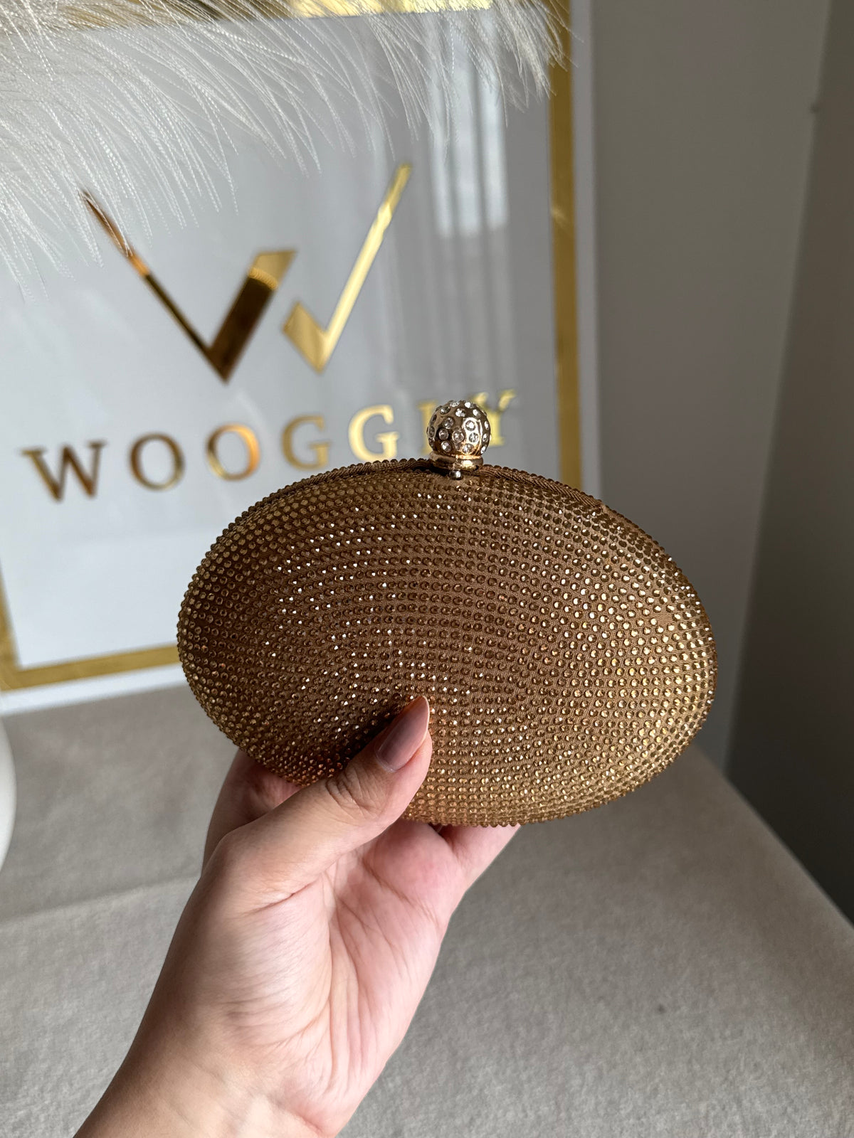 Lyla Clutch - Champagne