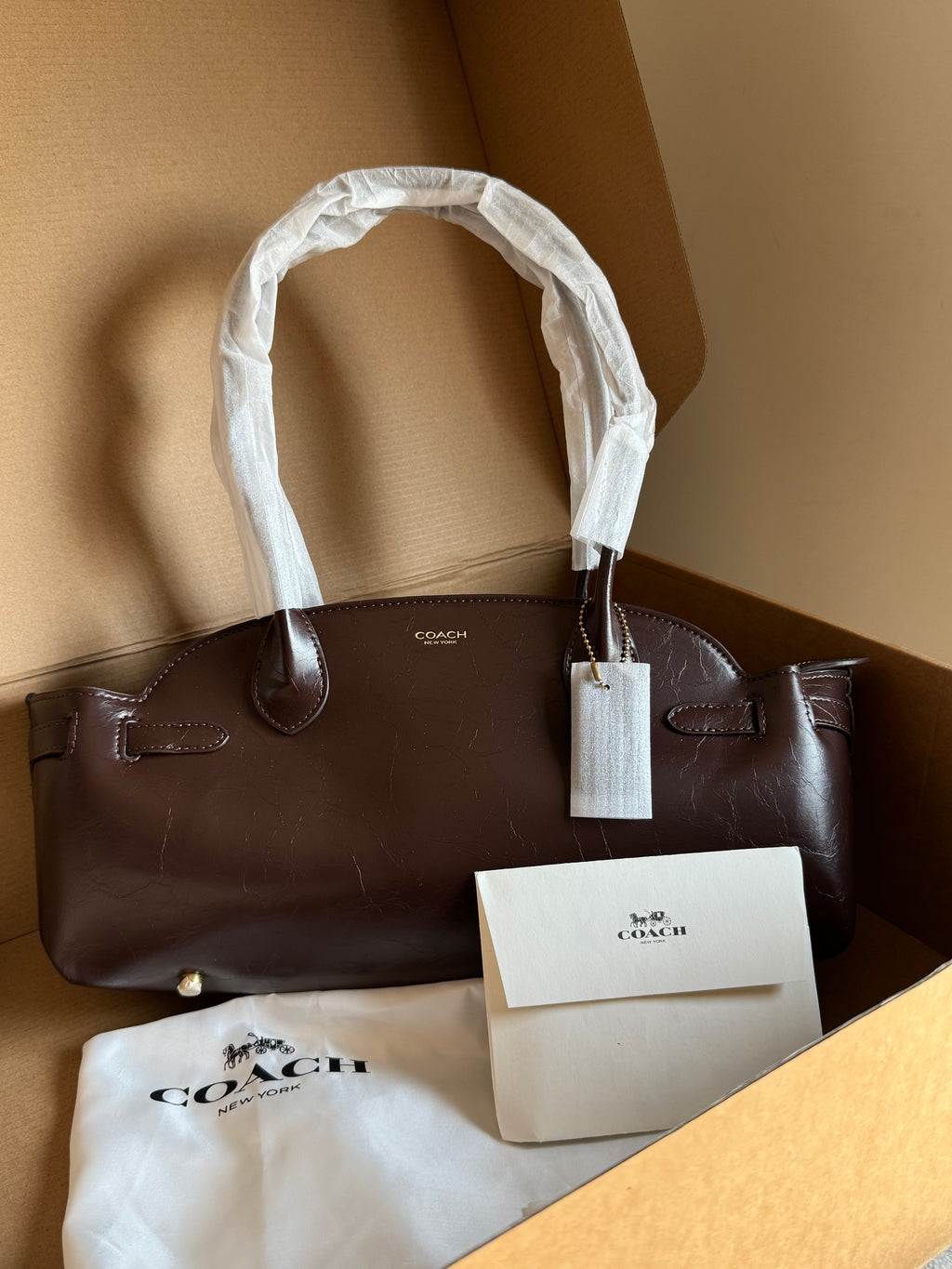 COACH Empire Bag EXTREMELY PREMIUM (Coffee) - BOX PACKING