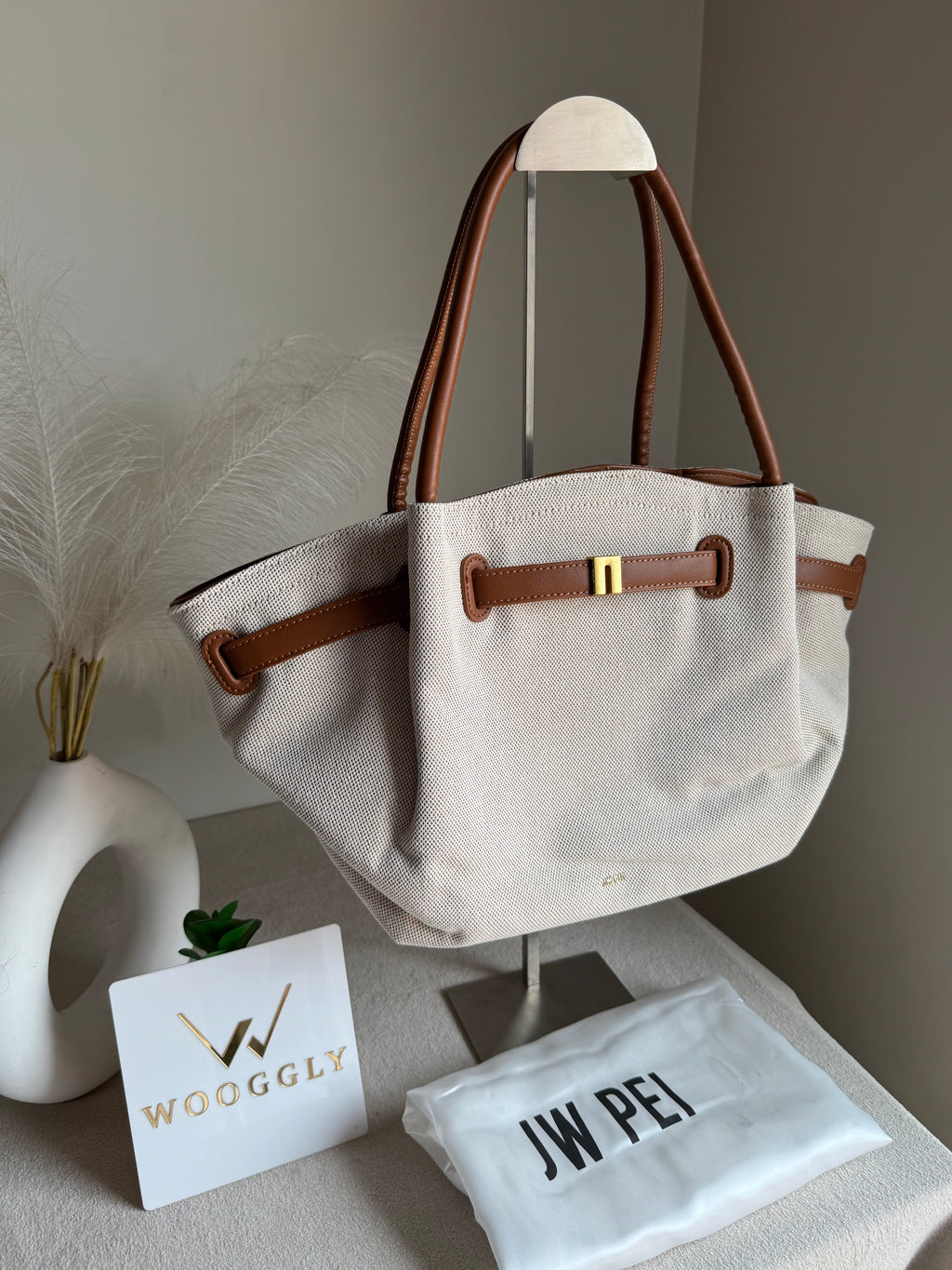 JW PEI Hana Tote Bag - Jute Brown