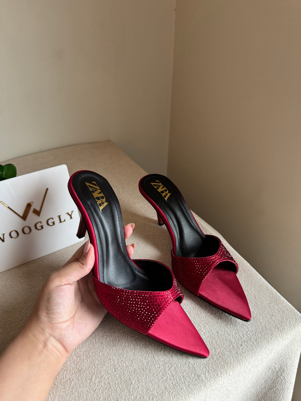 Bling Zara Heels - Red