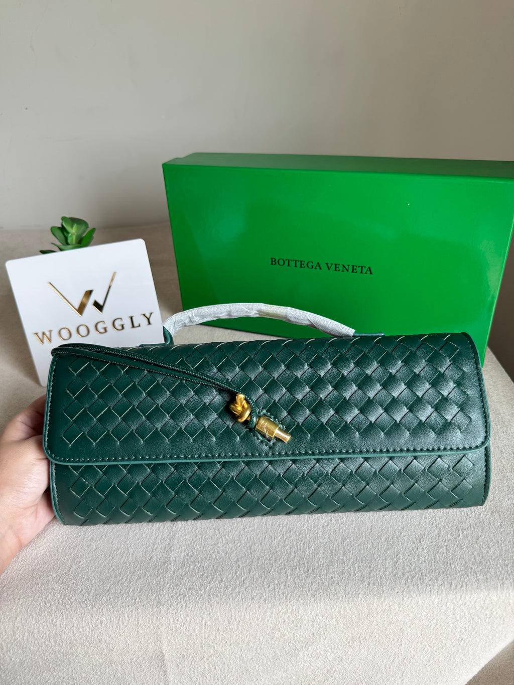 Premium Bottega Veneta Viral Bag with BOX Packing - Green