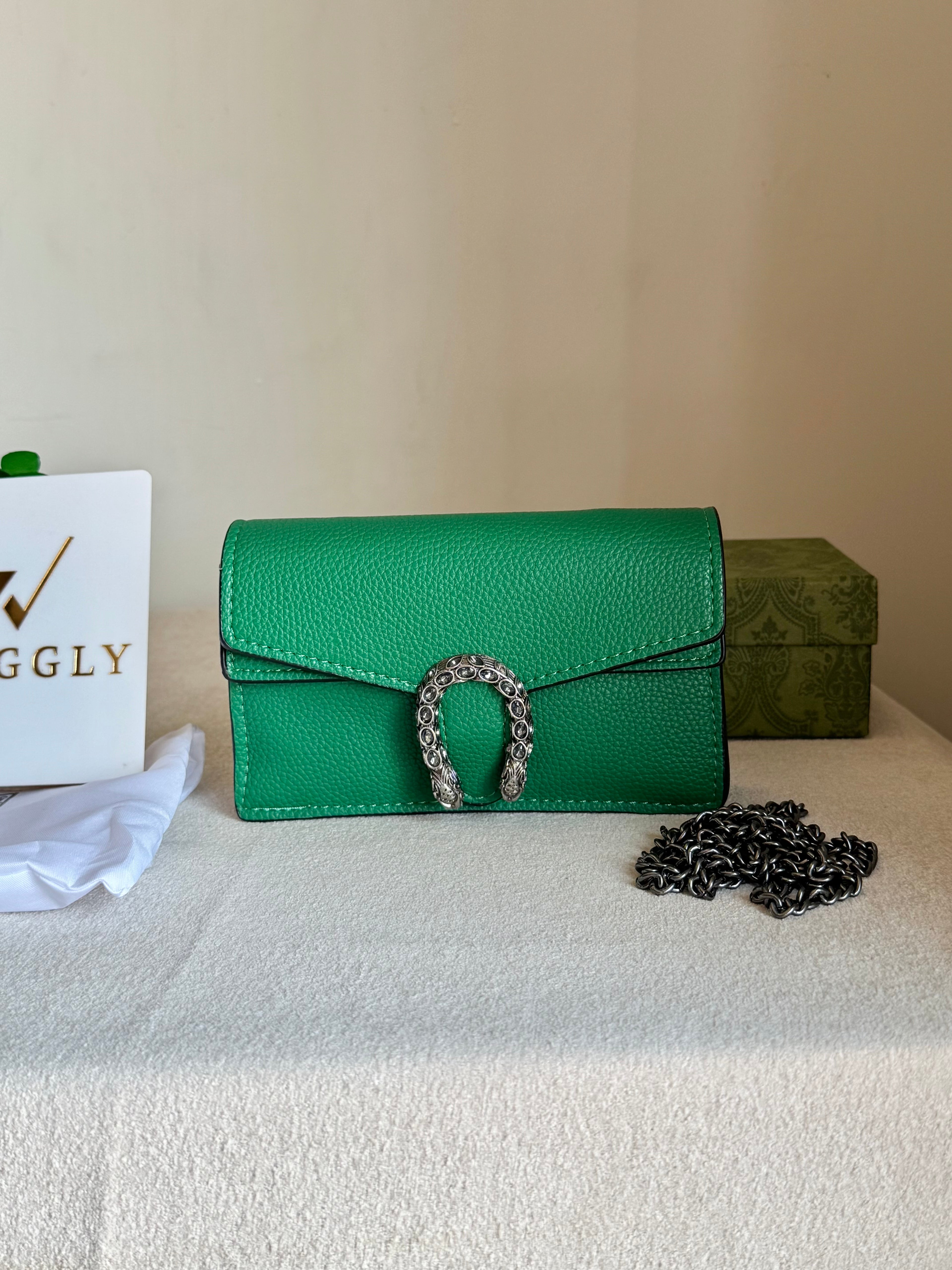 Viral Mini Gucci Bag Green - Box Packing