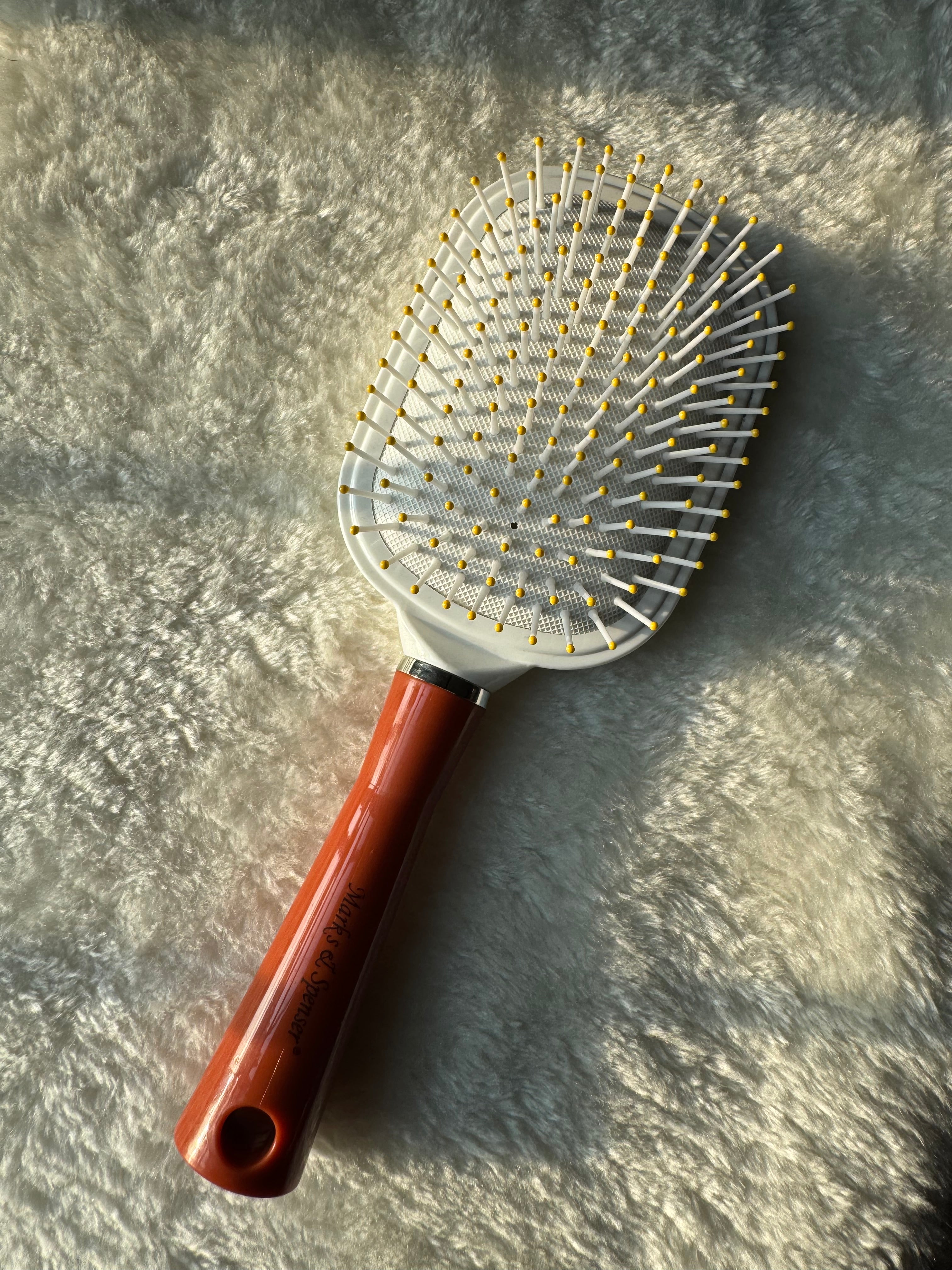 White & Brown Square Softest Brush