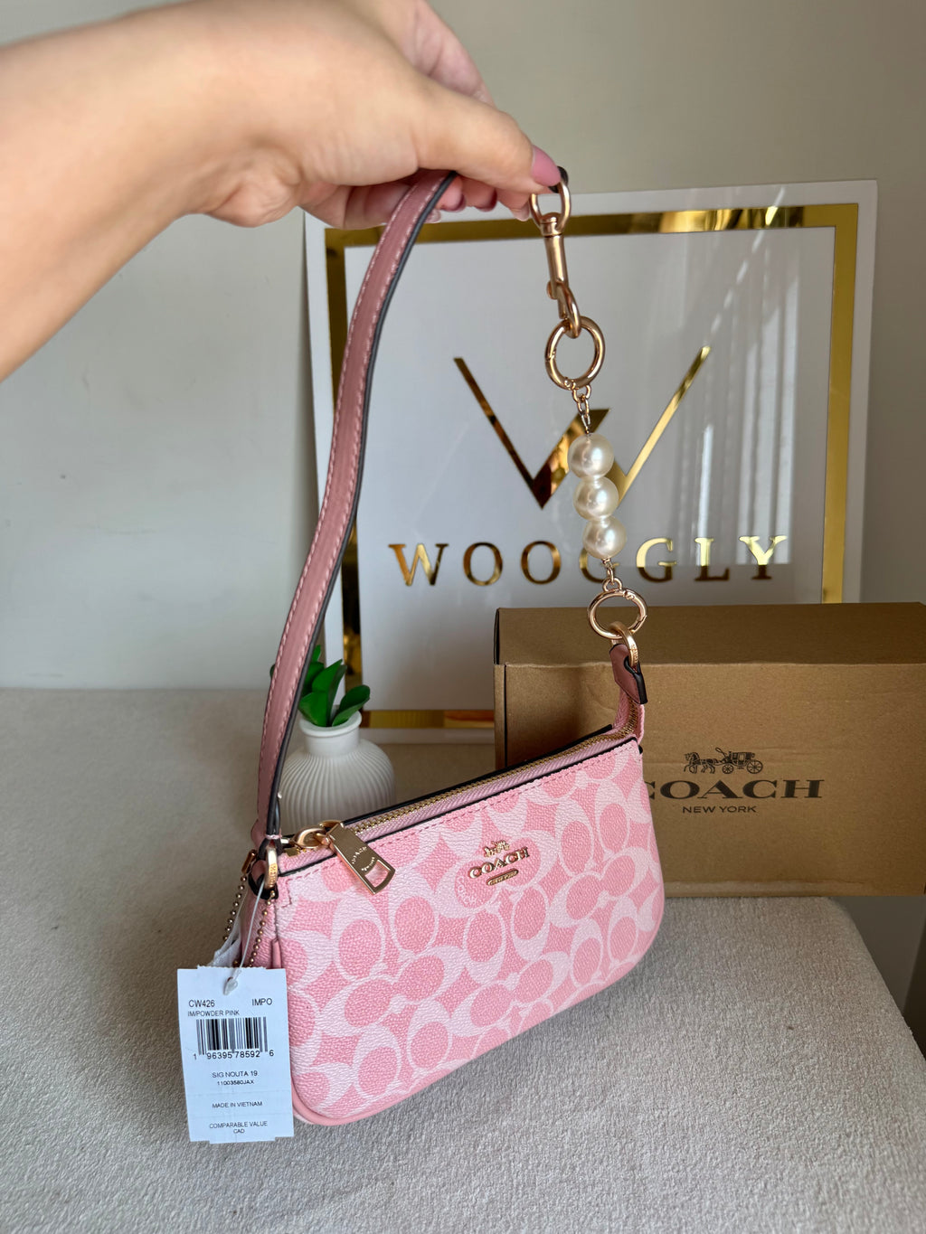 COACH Nolita 19 PINK - BOX PACKING